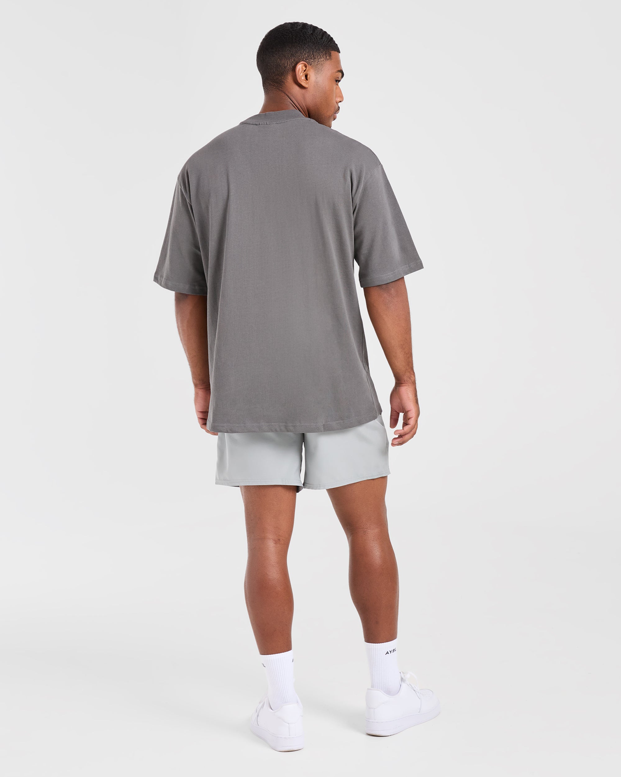 Craft Oversized T Shirt - Charcoal