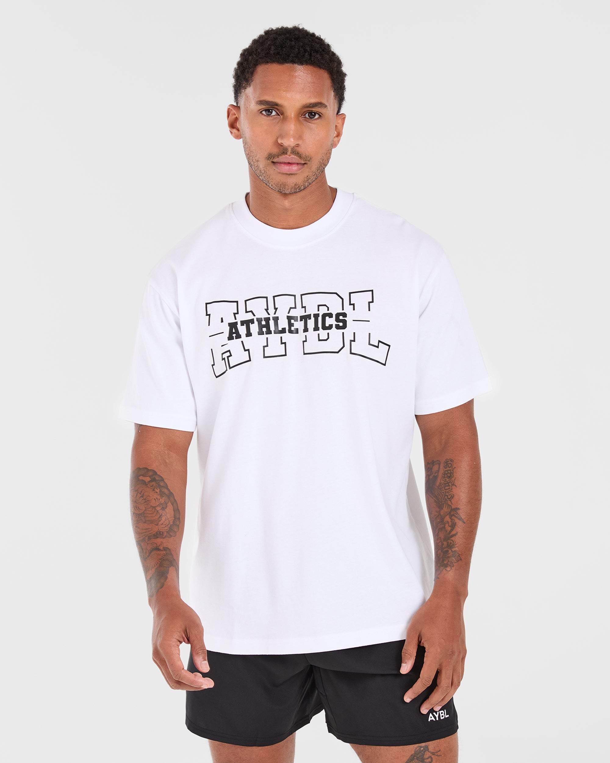 Athletics Oversized T Shirt - Blanc