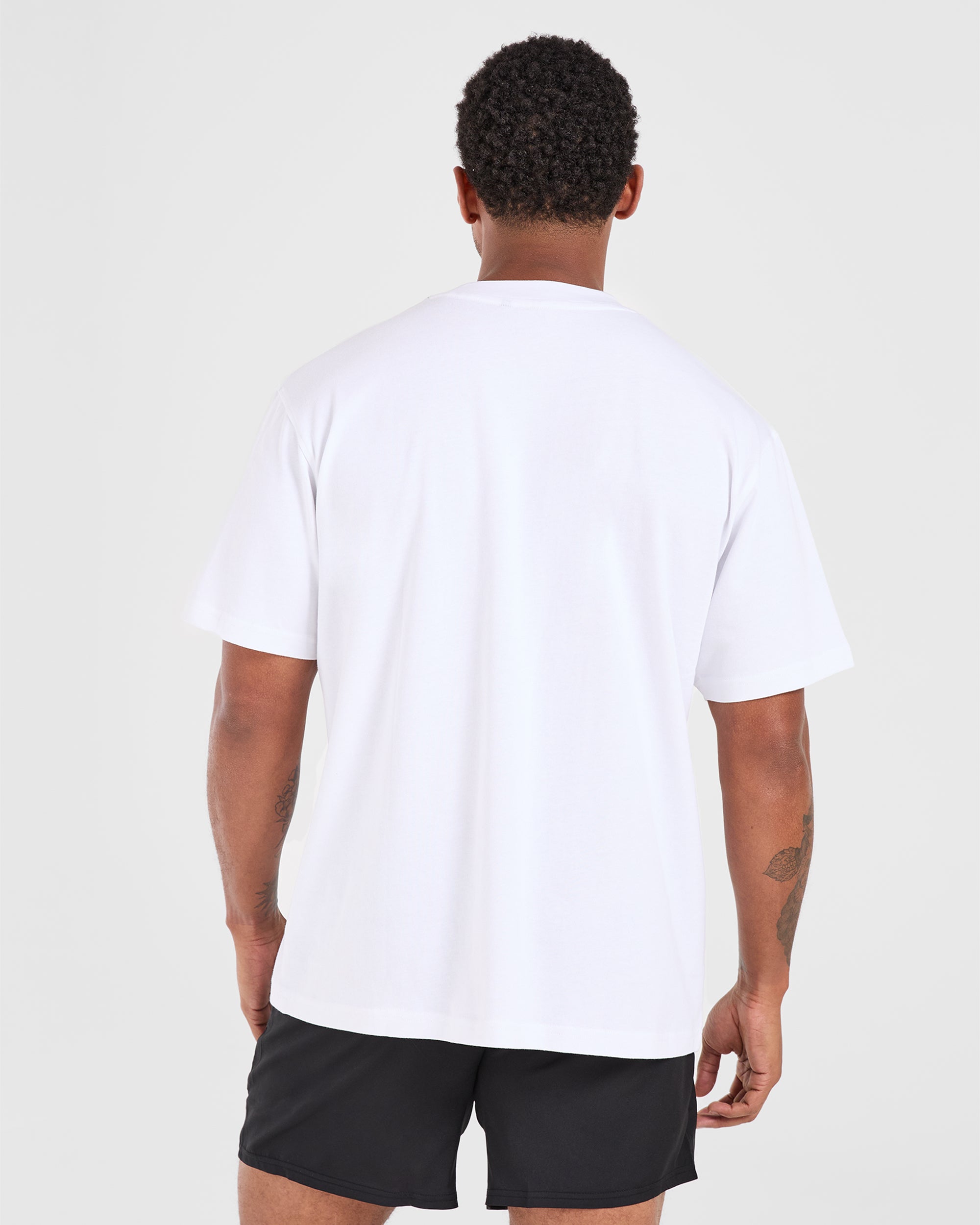 Athletics Oversized T Shirt - Blanc