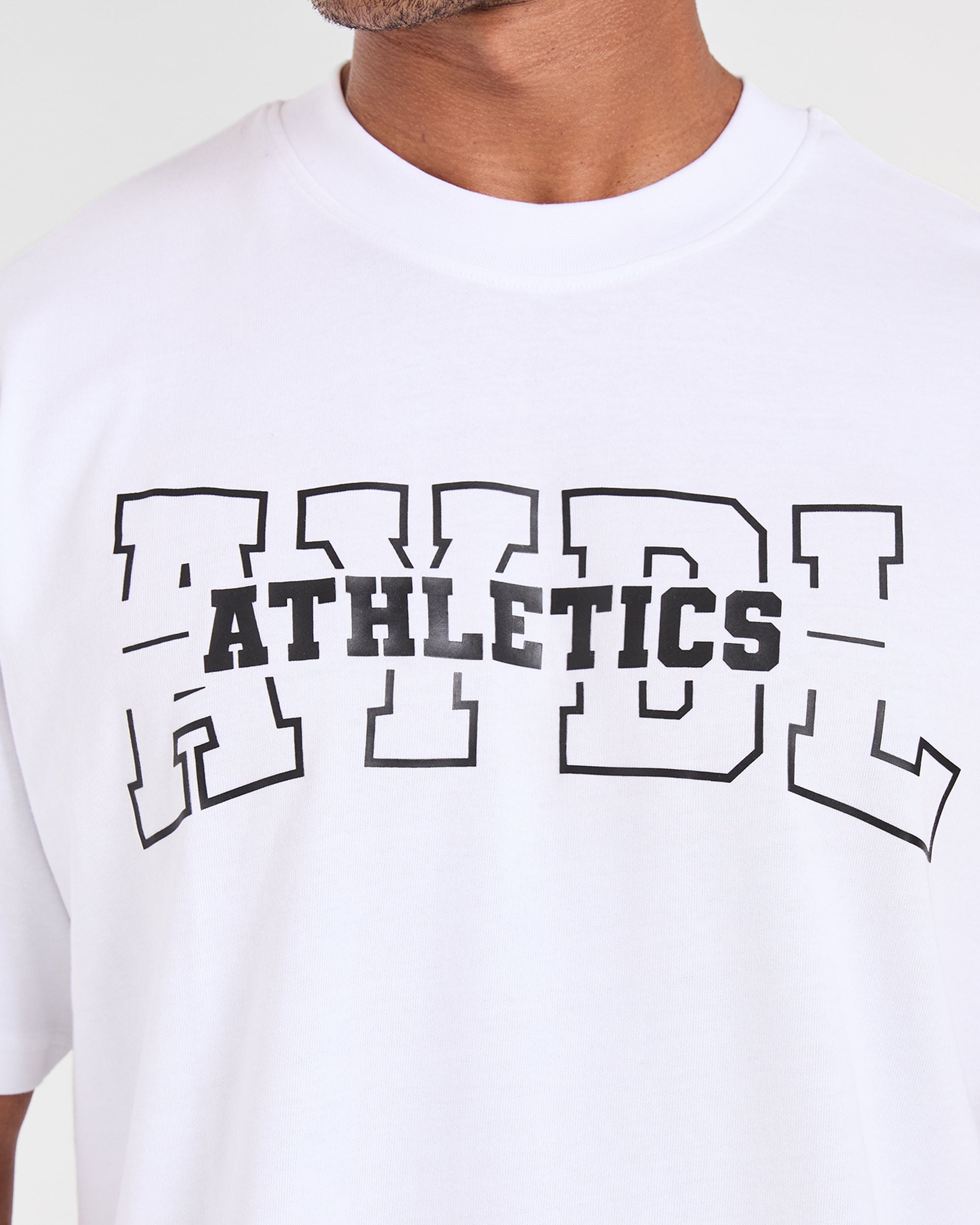 Athletics Oversized T Shirt - Blanc