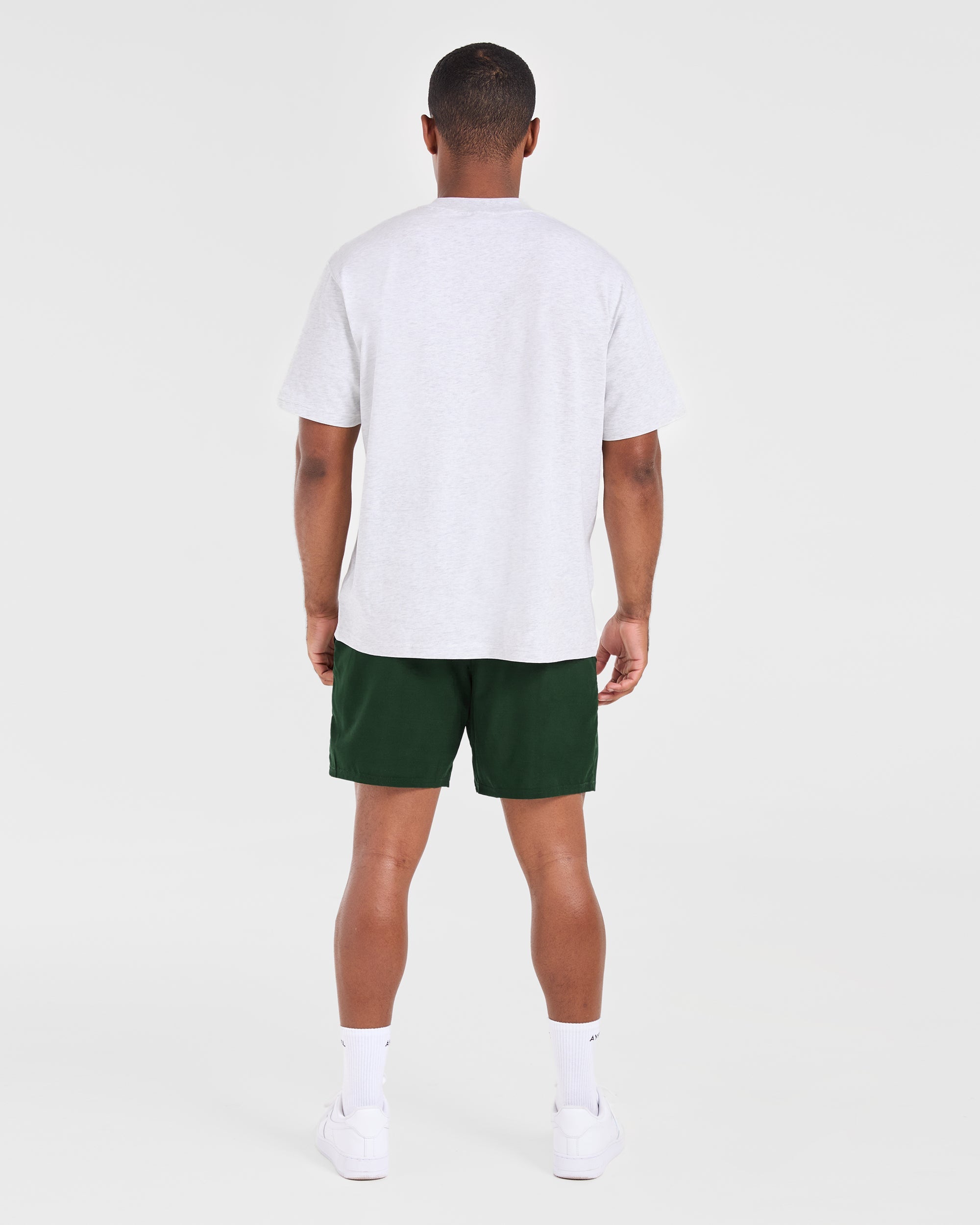 Athletics Oversized T Shirt - Gris Marl