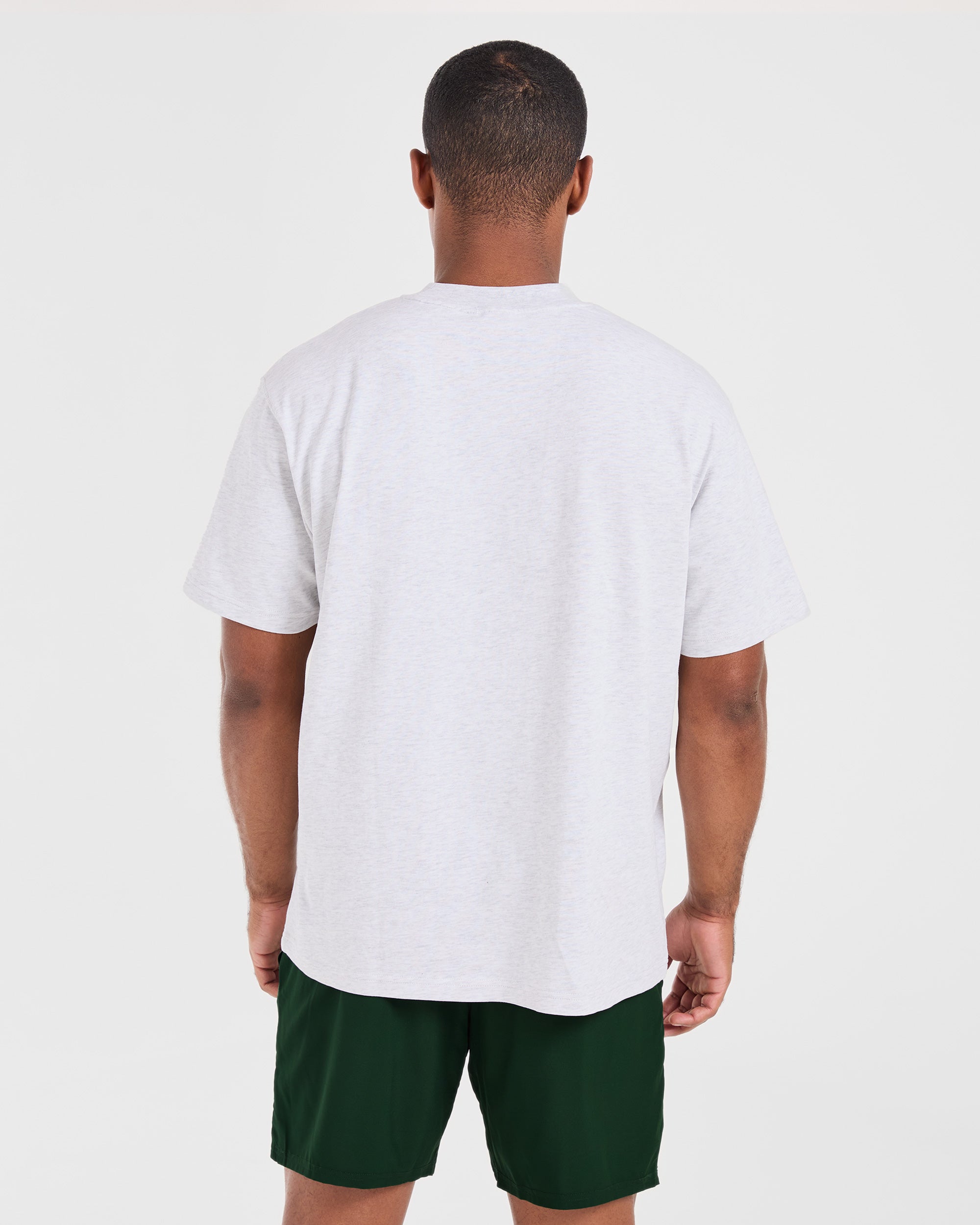 Athletics Oversized T Shirt - Gris Marl