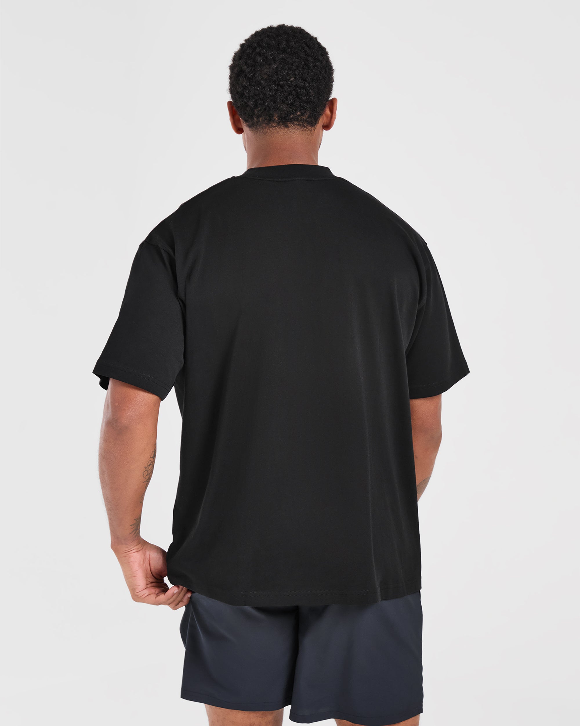 Athletics Oversized T Shirt - Noir