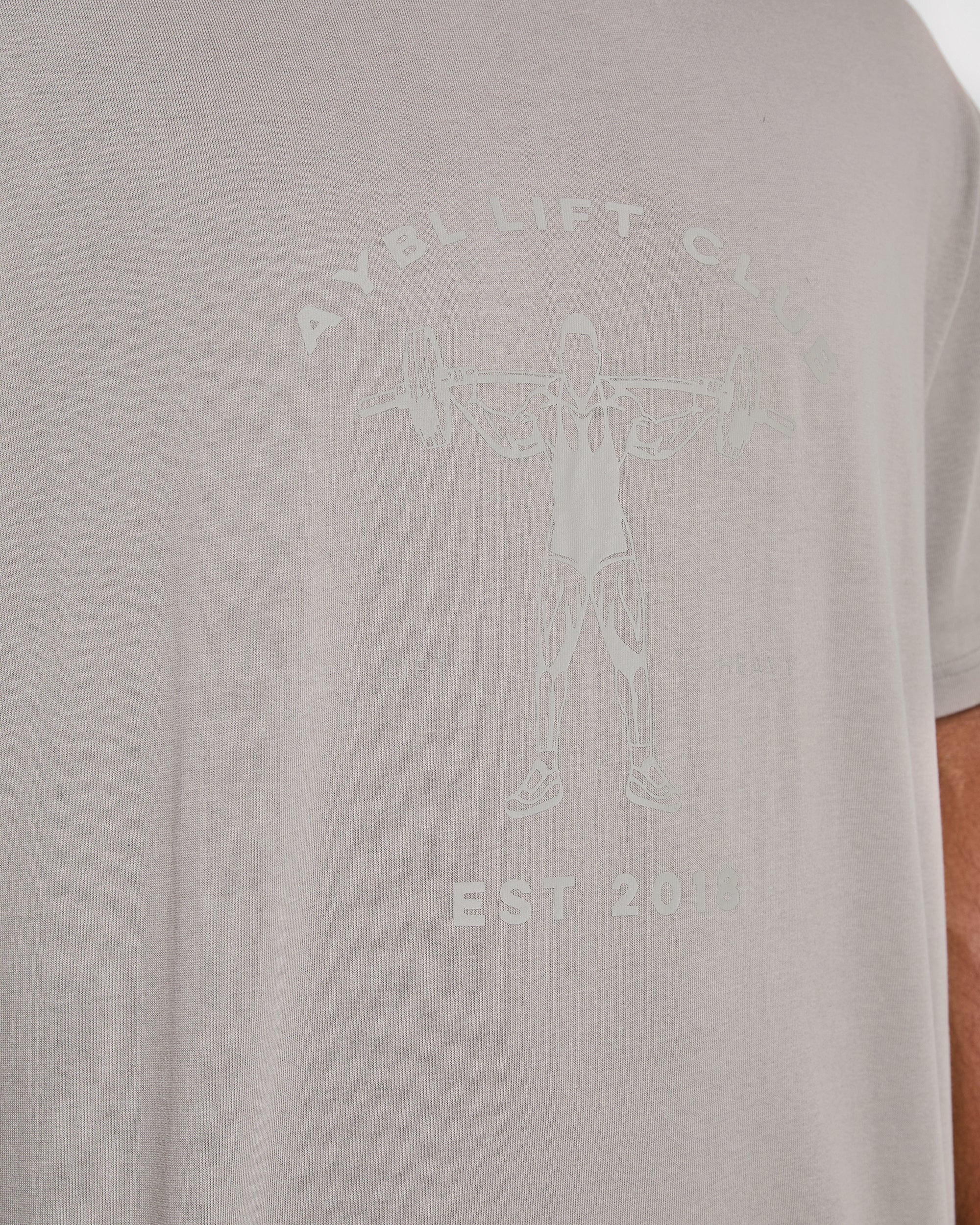 Lift Club Oversized T Shirt - Fog