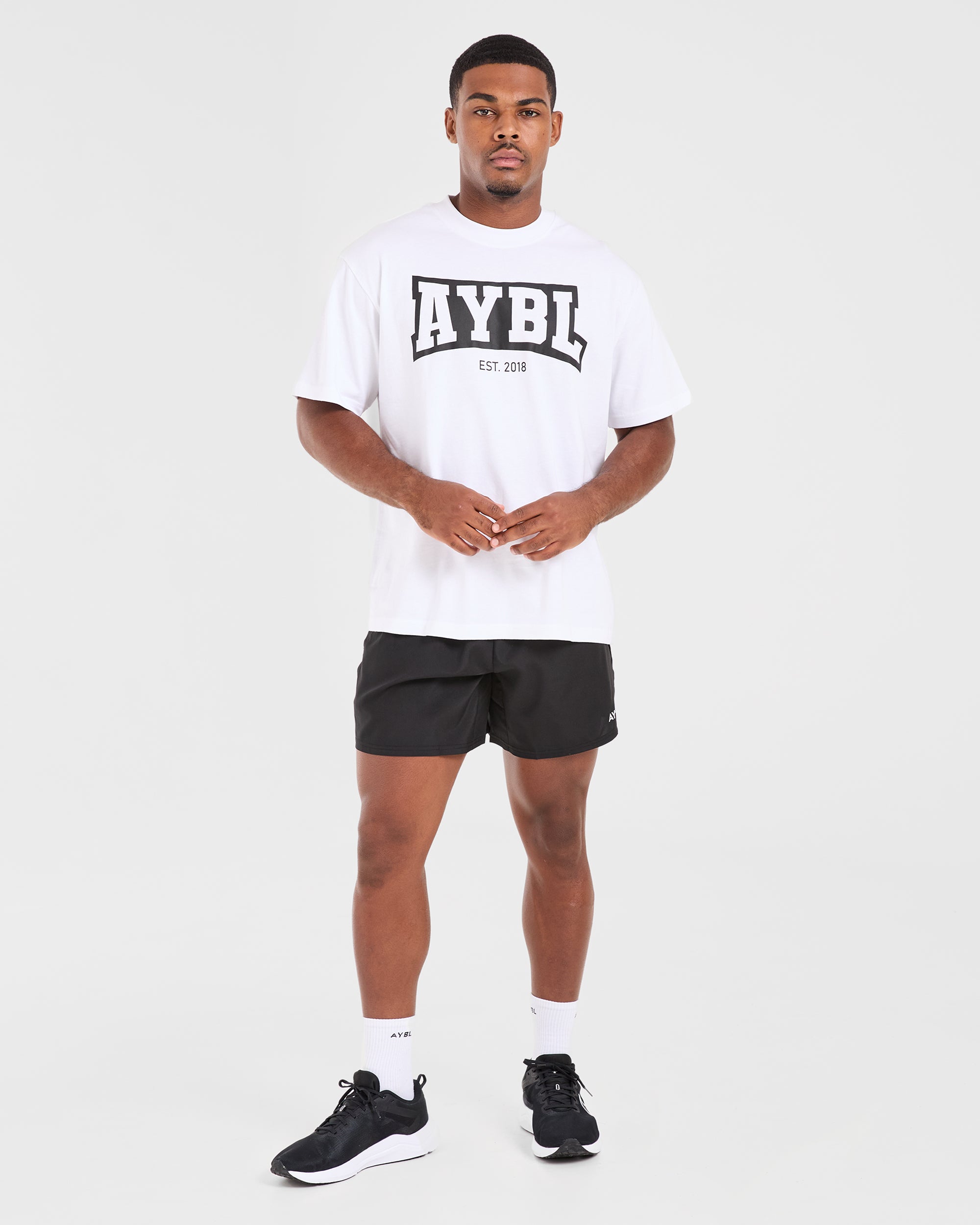 Academy Oversized T Shirt - Blanc