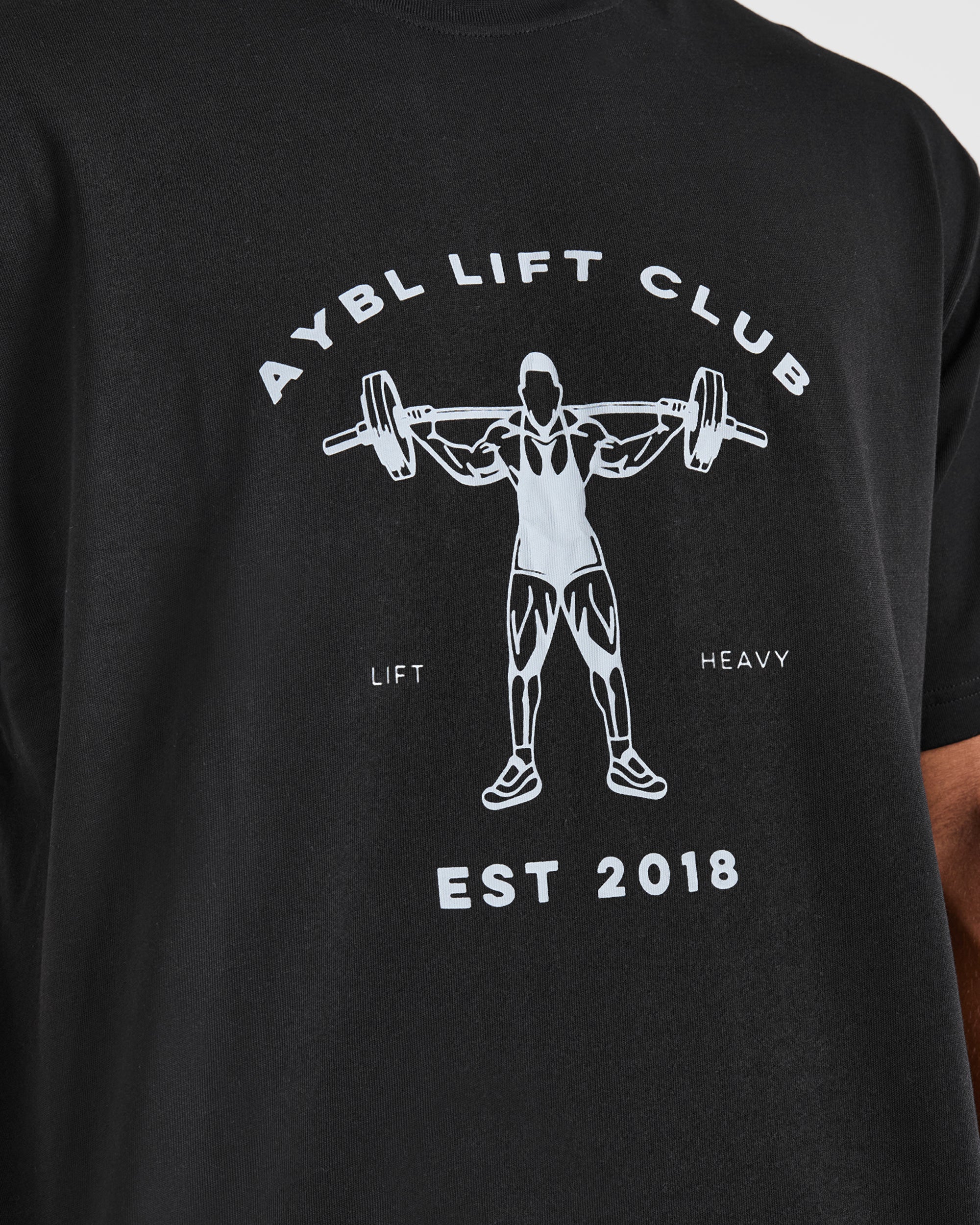 Lift Club Oversized T Shirt - Noir