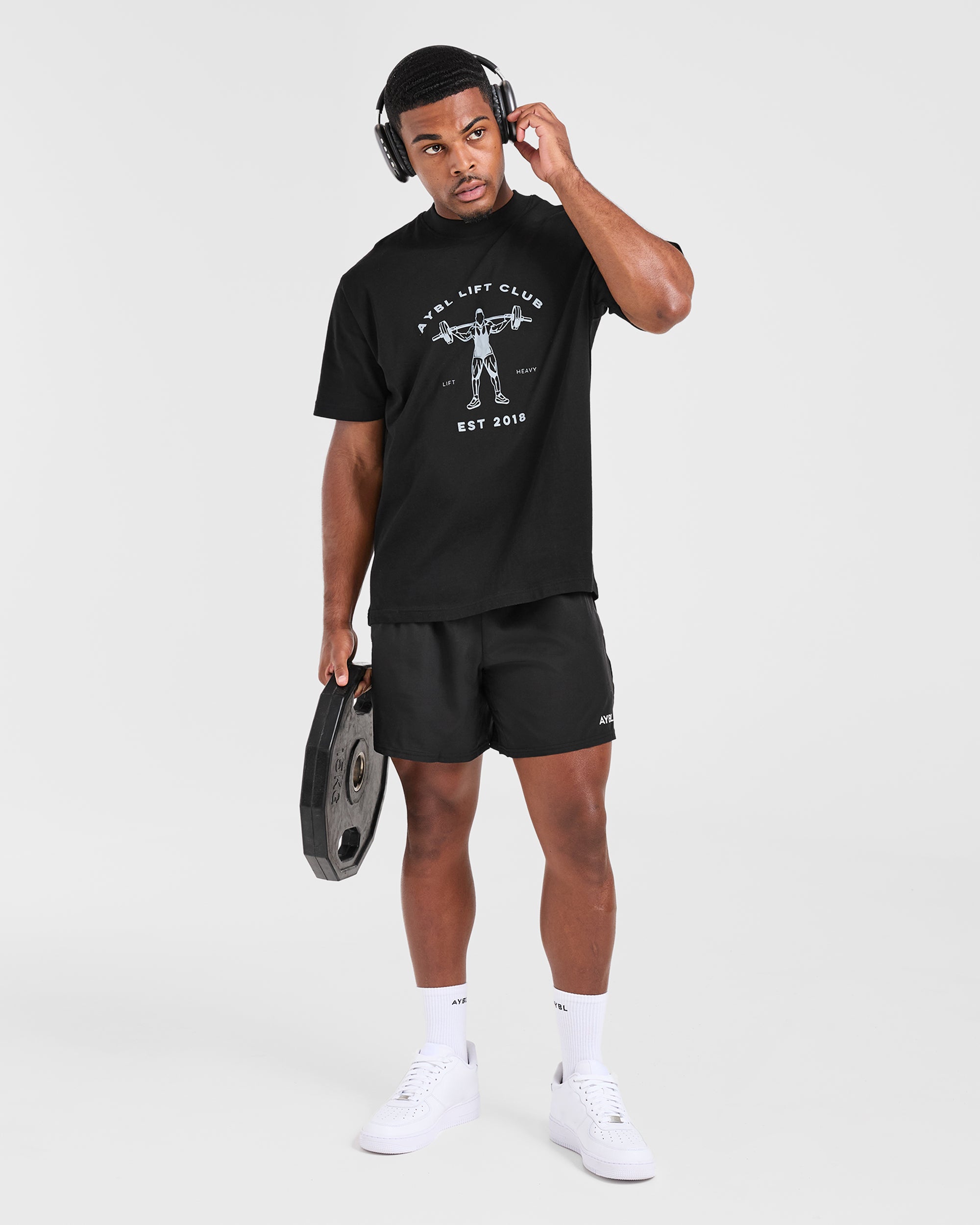 Lift Club Oversized T Shirt - Noir