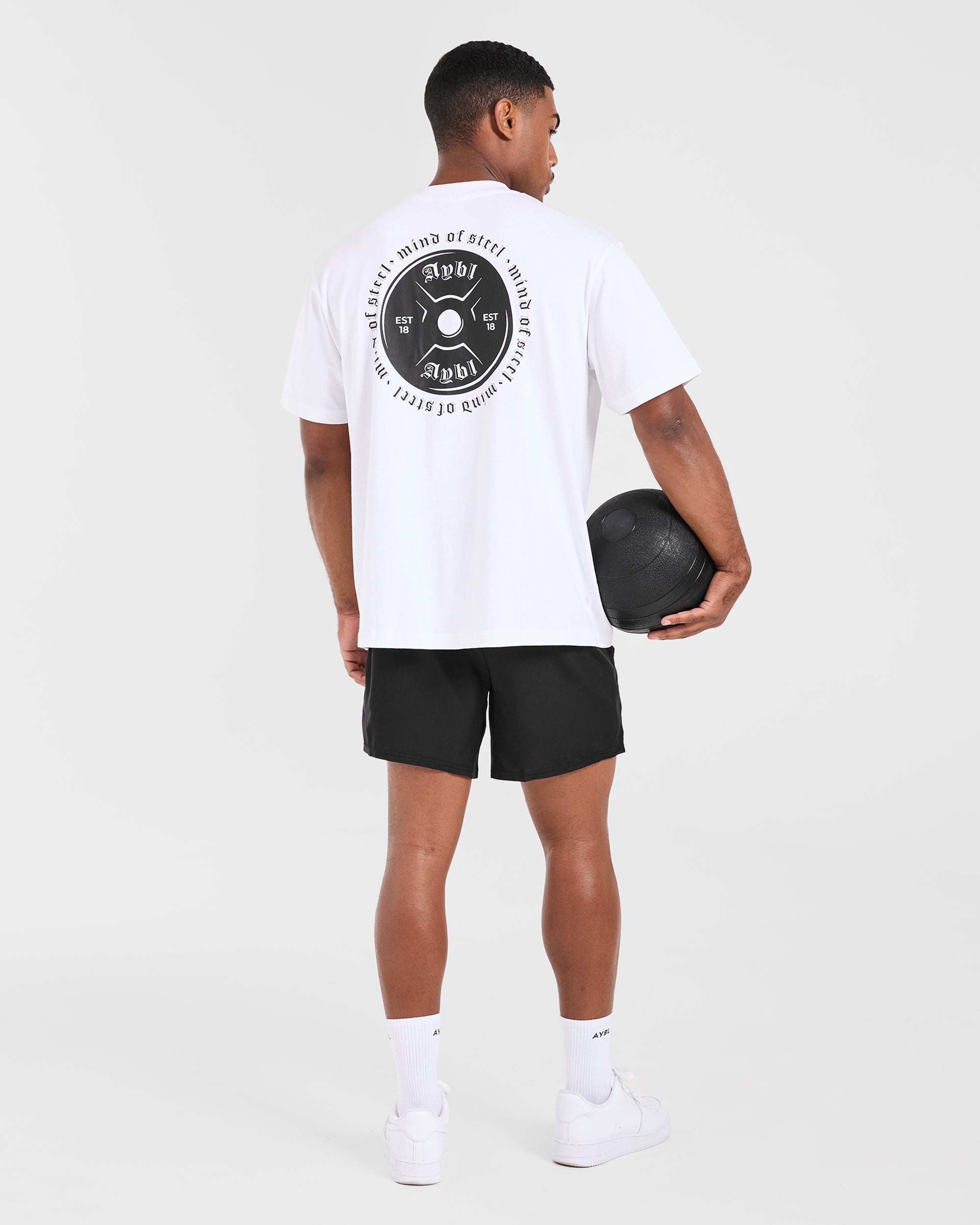 Mind of Steel Oversized T Shirt - Blanc