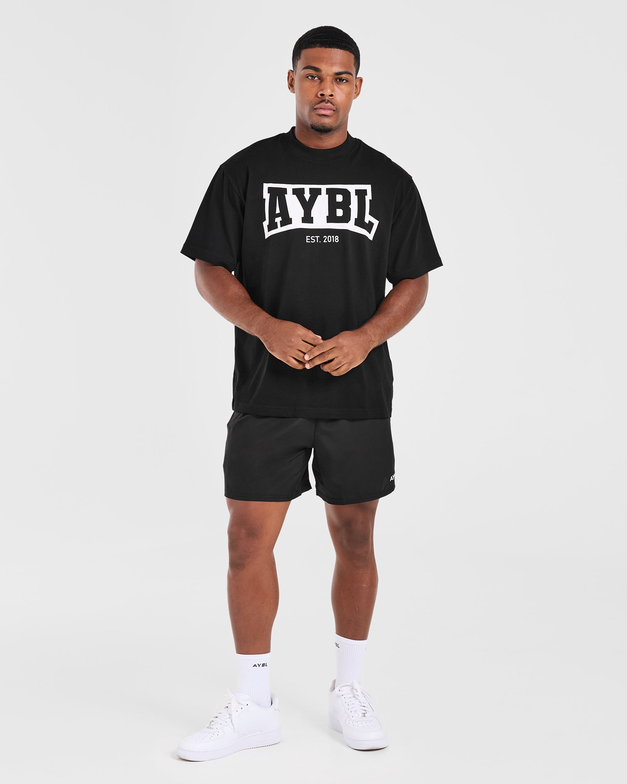 Academy Oversized T Shirt - Noir