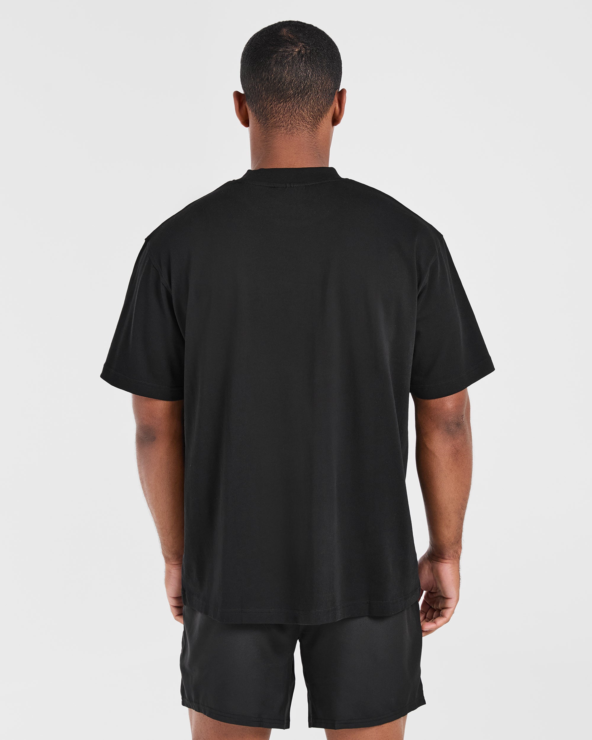 Academy Oversized T Shirt - Noir