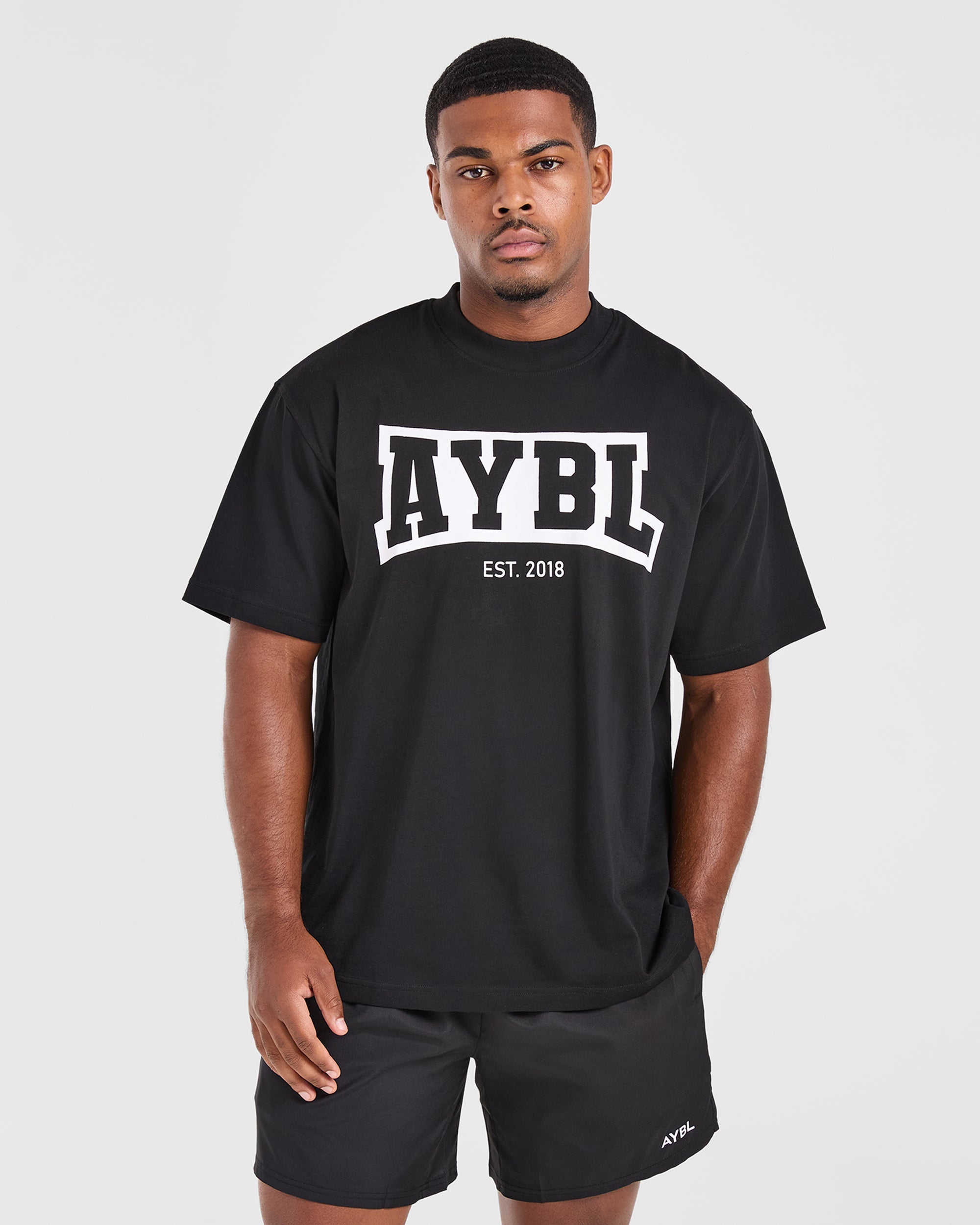 Academy Oversized T Shirt - Noir