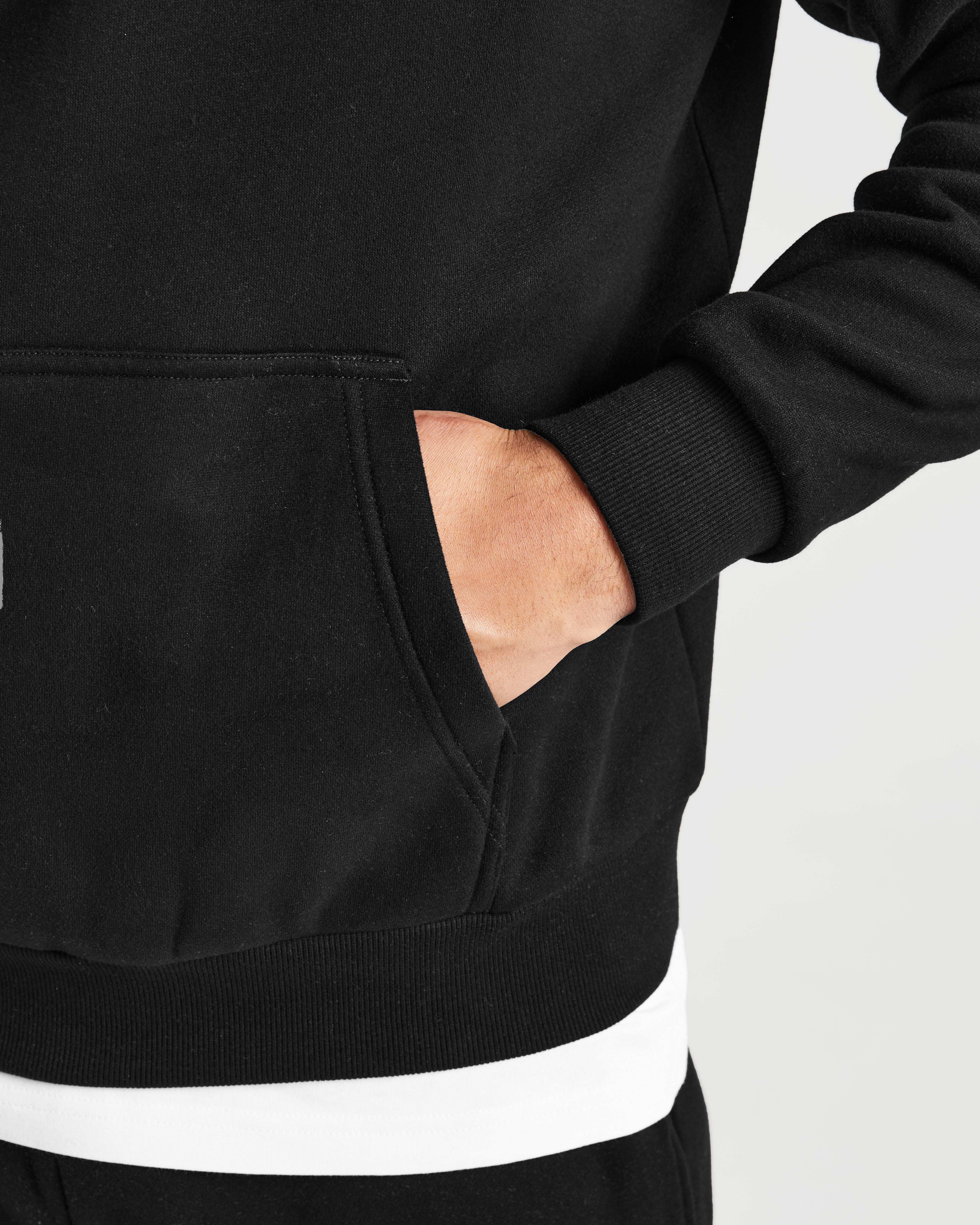 Etched Hoodie - Black