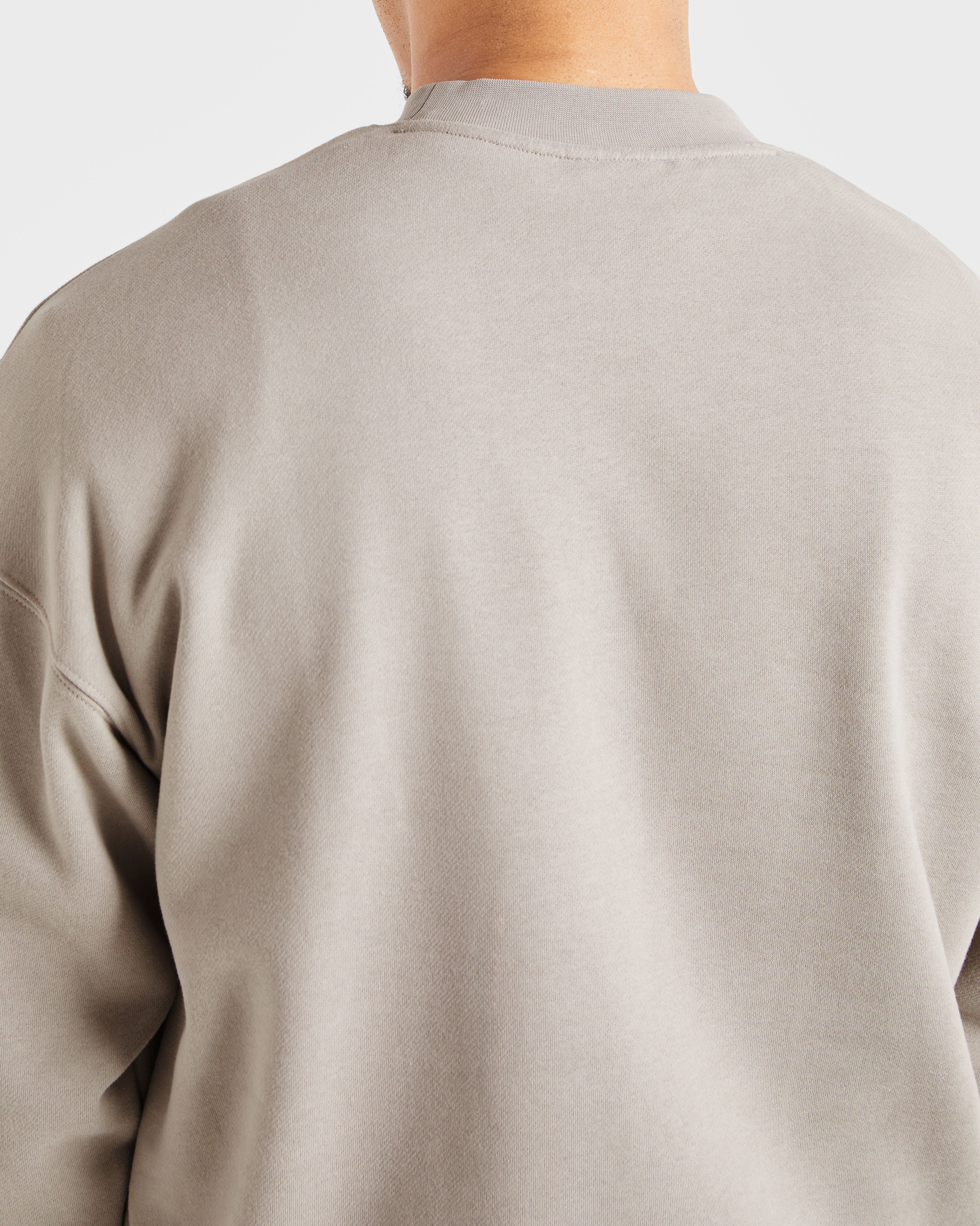 Essential Oversized Sweater - Stone