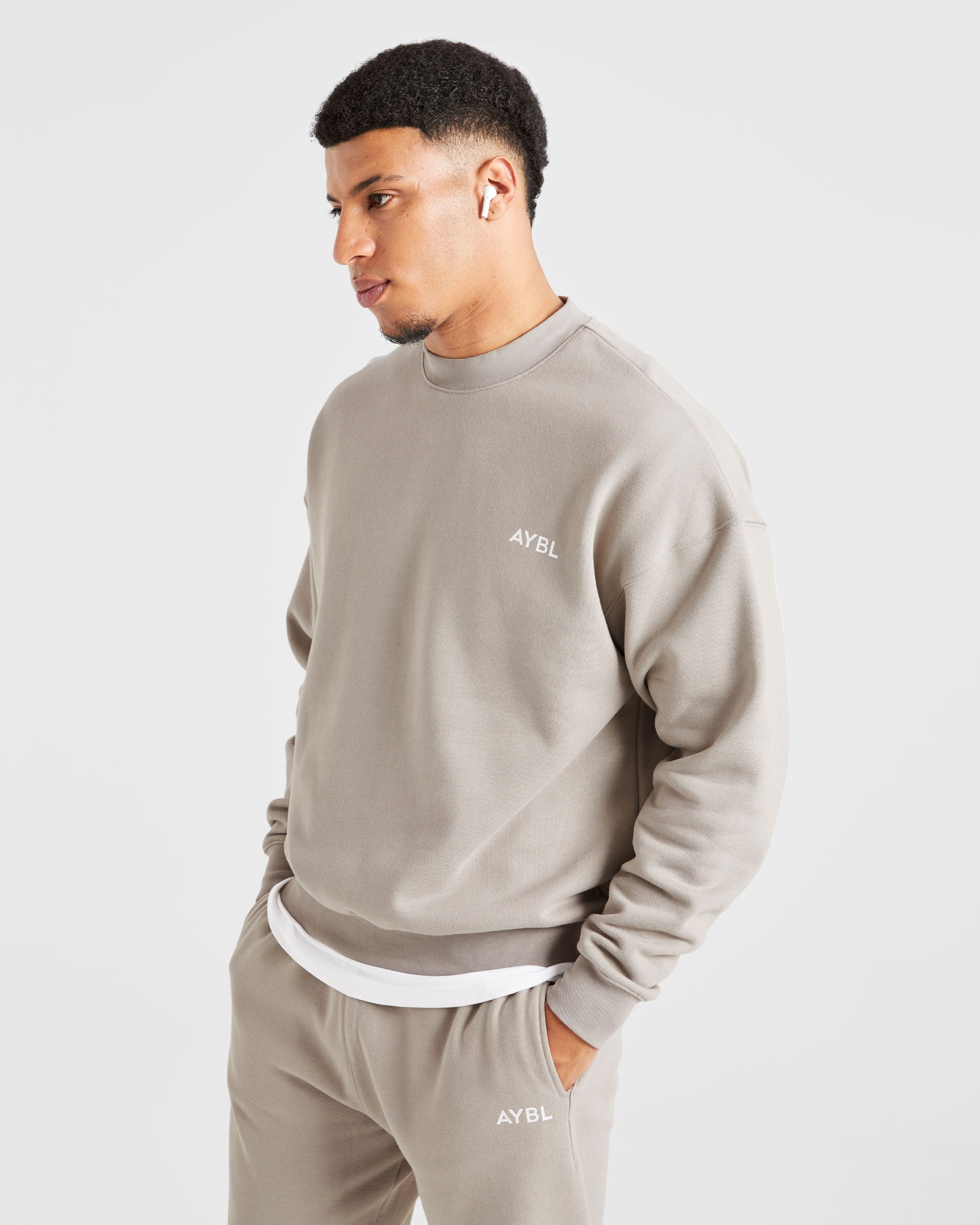 Essential Oversized Sweater - Stone