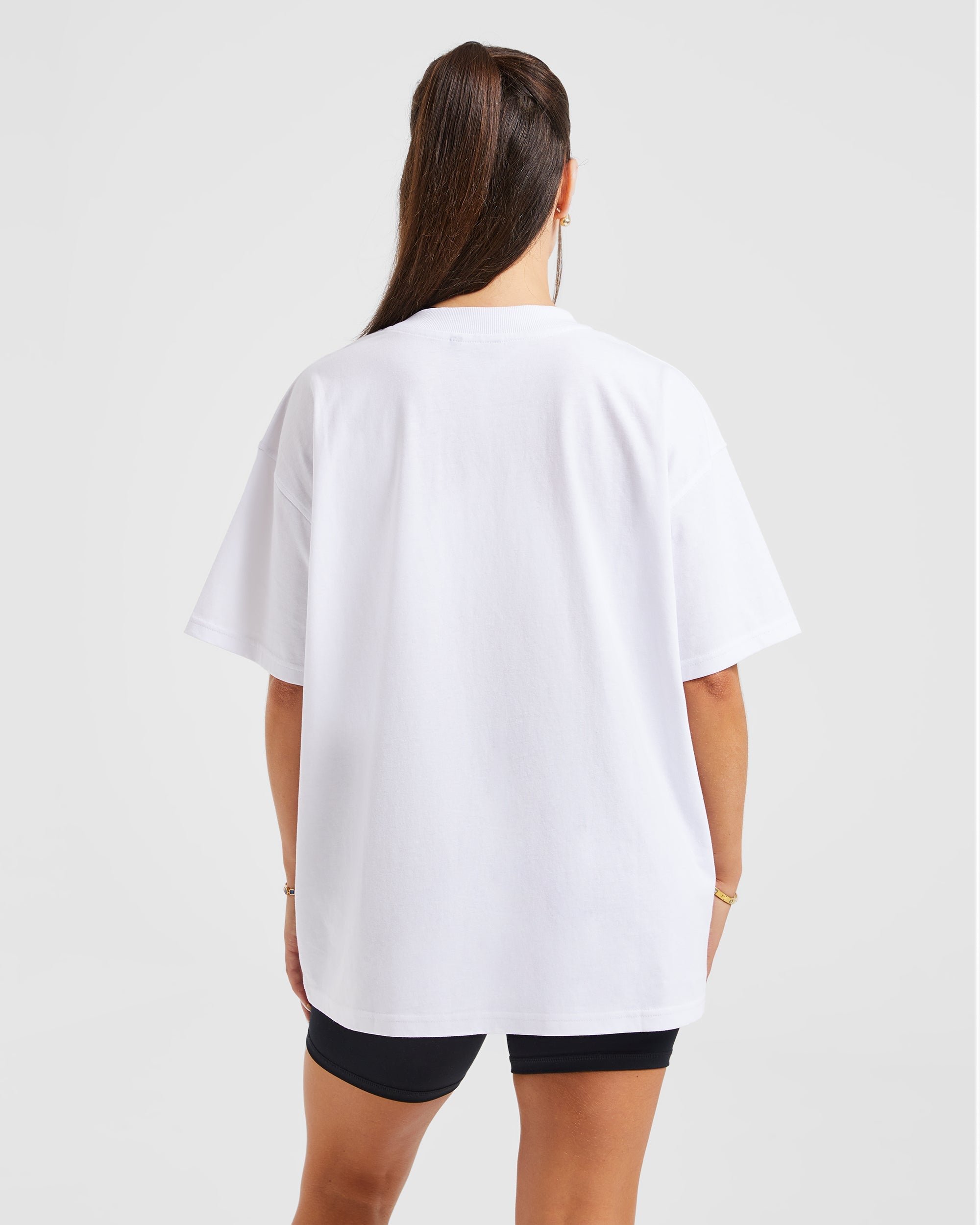 Justine Oversized T Shirt - Blanc