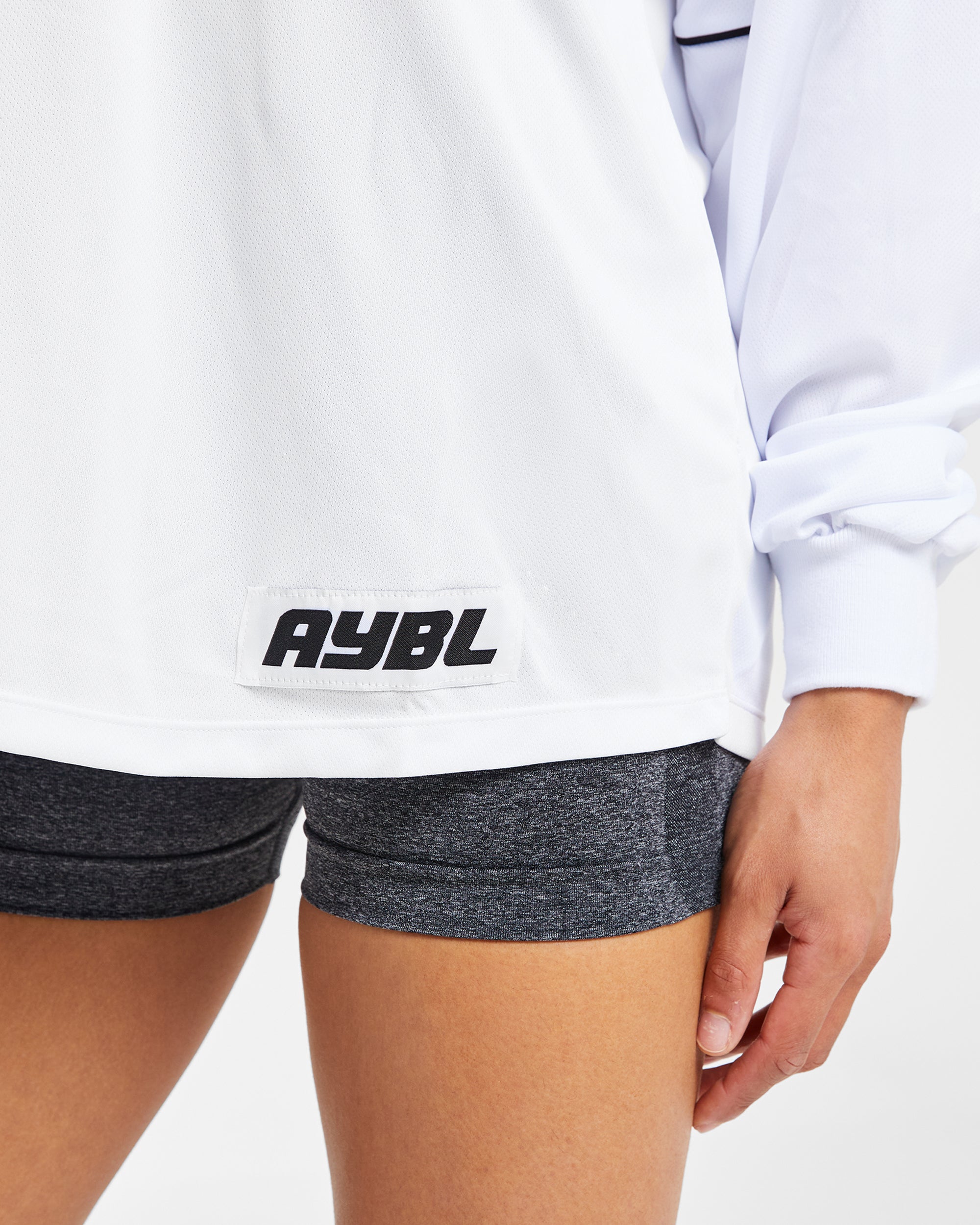 Justine Long Sleeve Jersey - Blanc