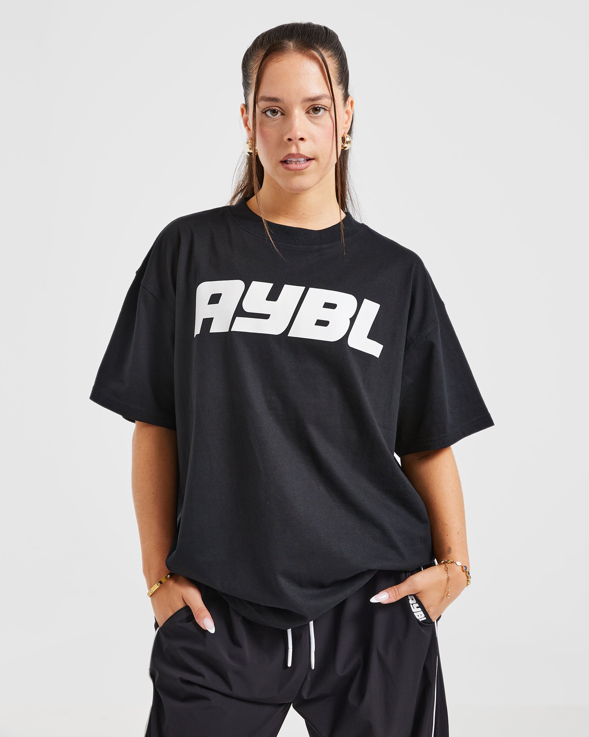 Justine Oversized T Shirt - Noir