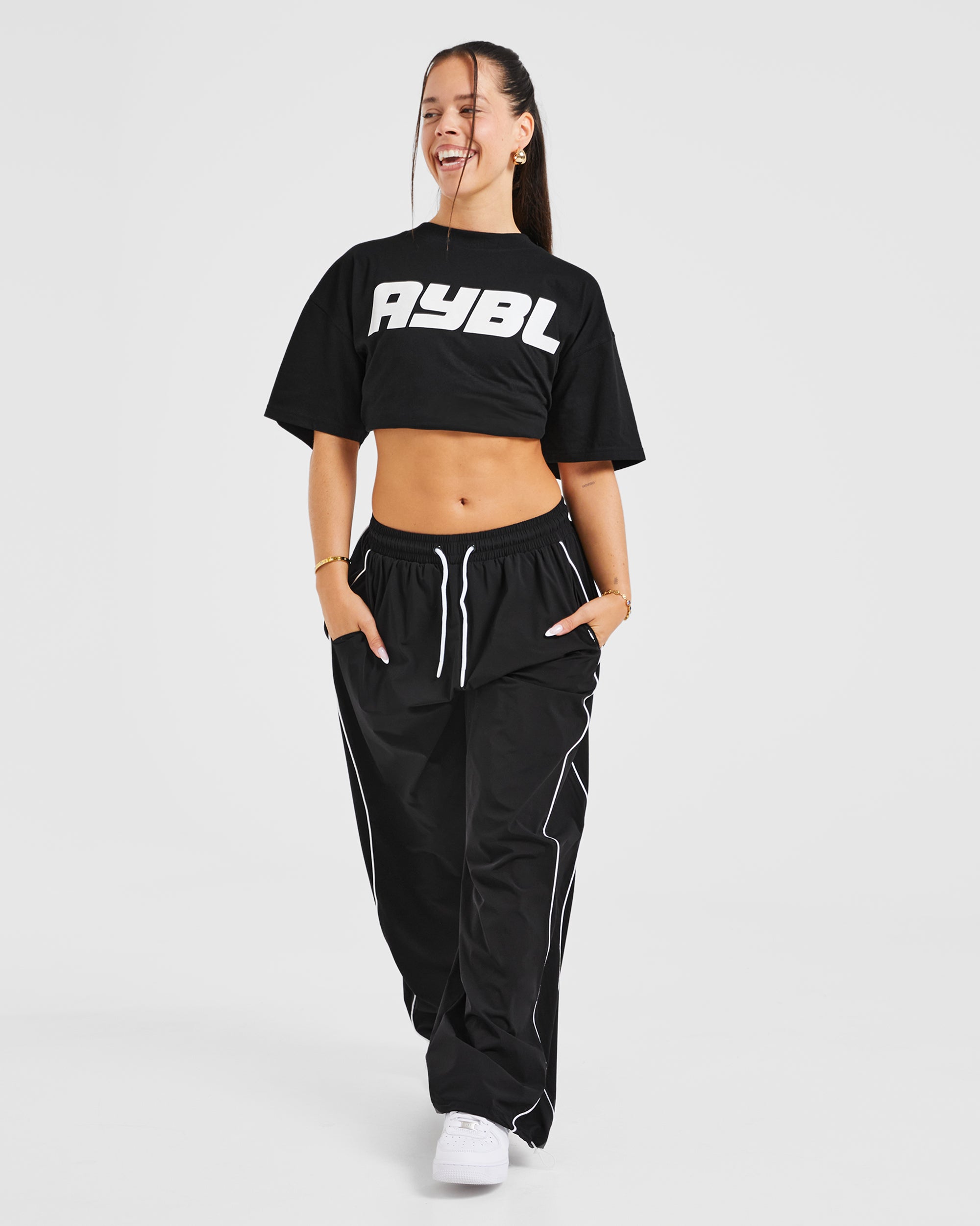 Justine Oversized T Shirt - Noir