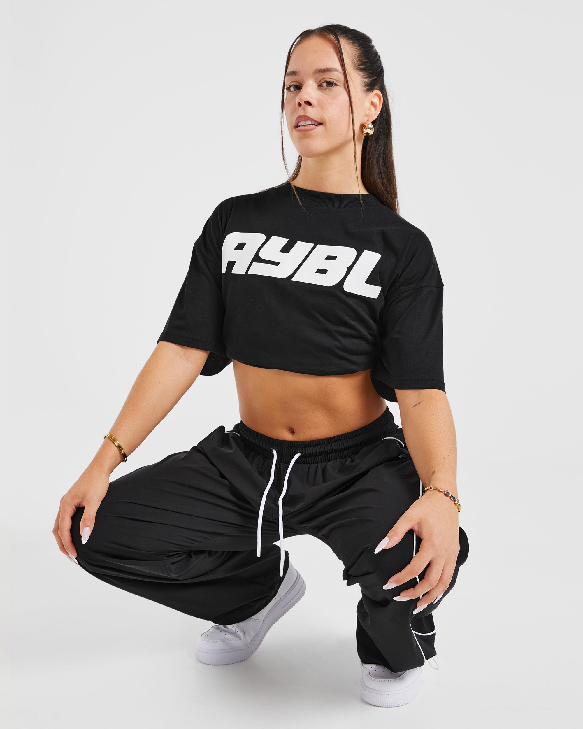 Justine Oversized T Shirt - Noir