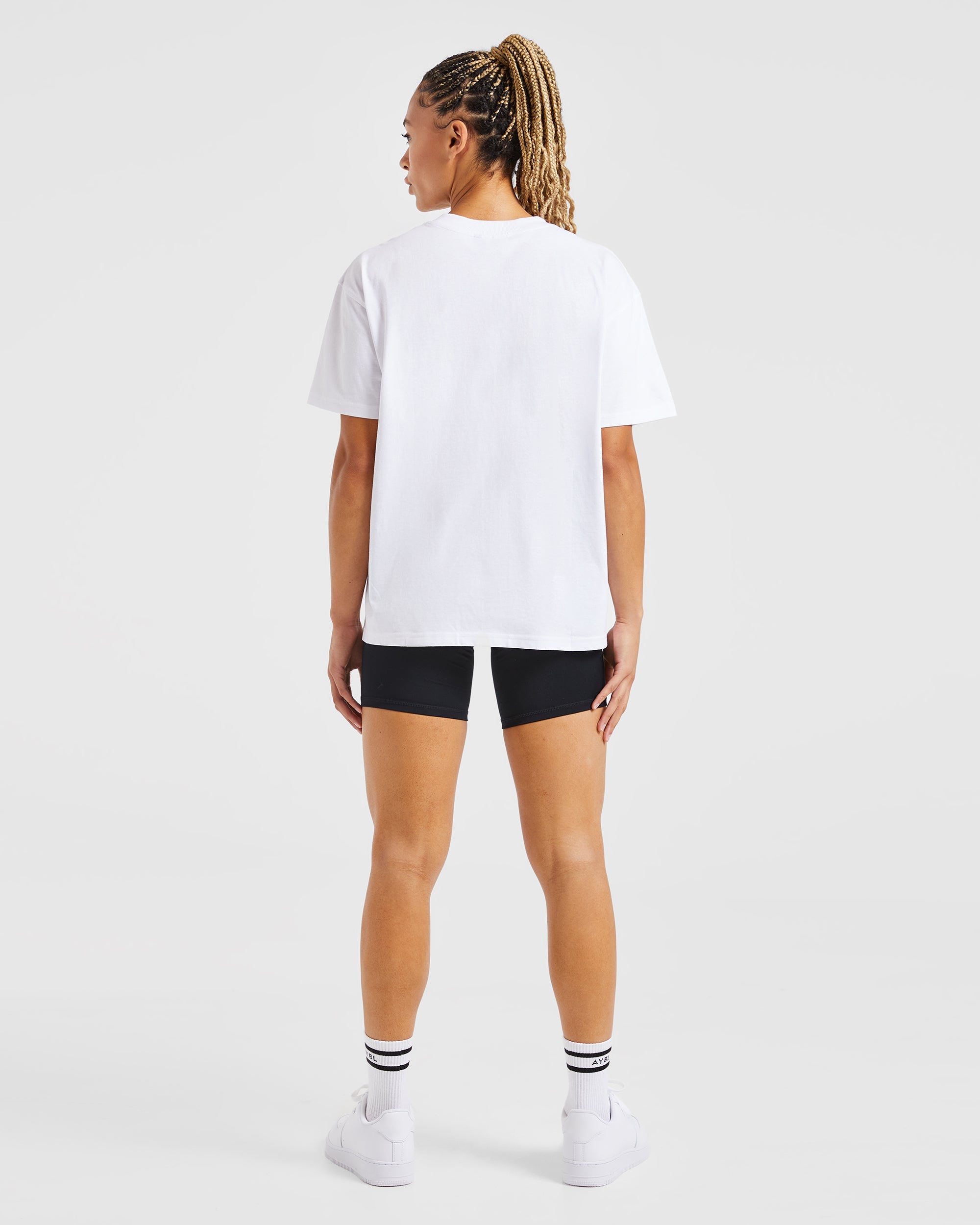 Justine Oversized T Shirt - Blanc