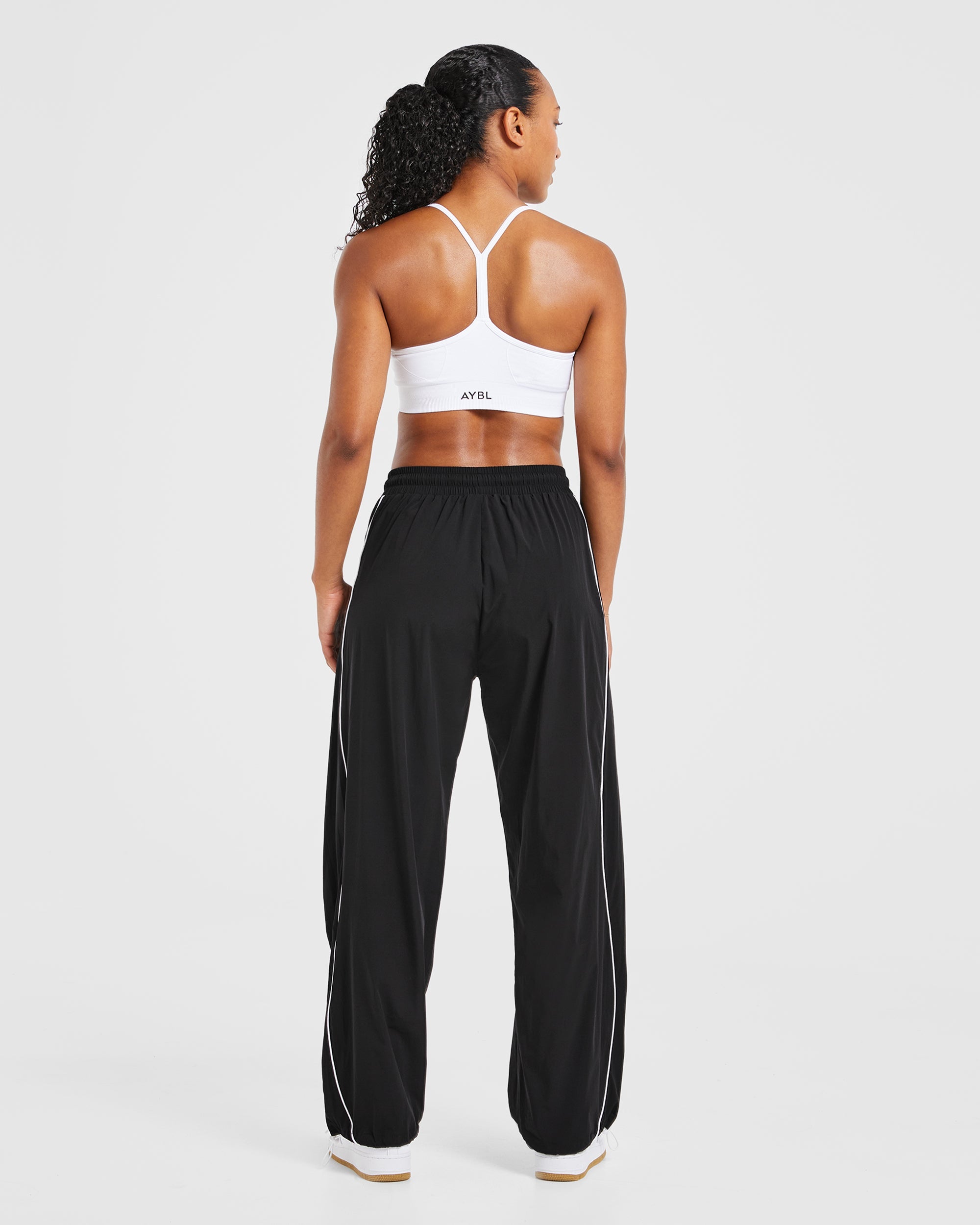 Justine Oversized Track Joggers - Noir