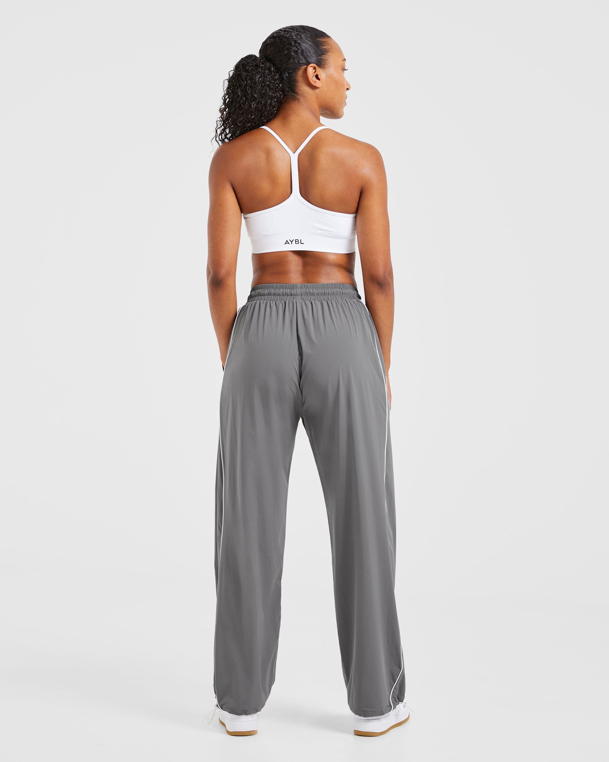 Justine Oversized Track Joggers - Gris