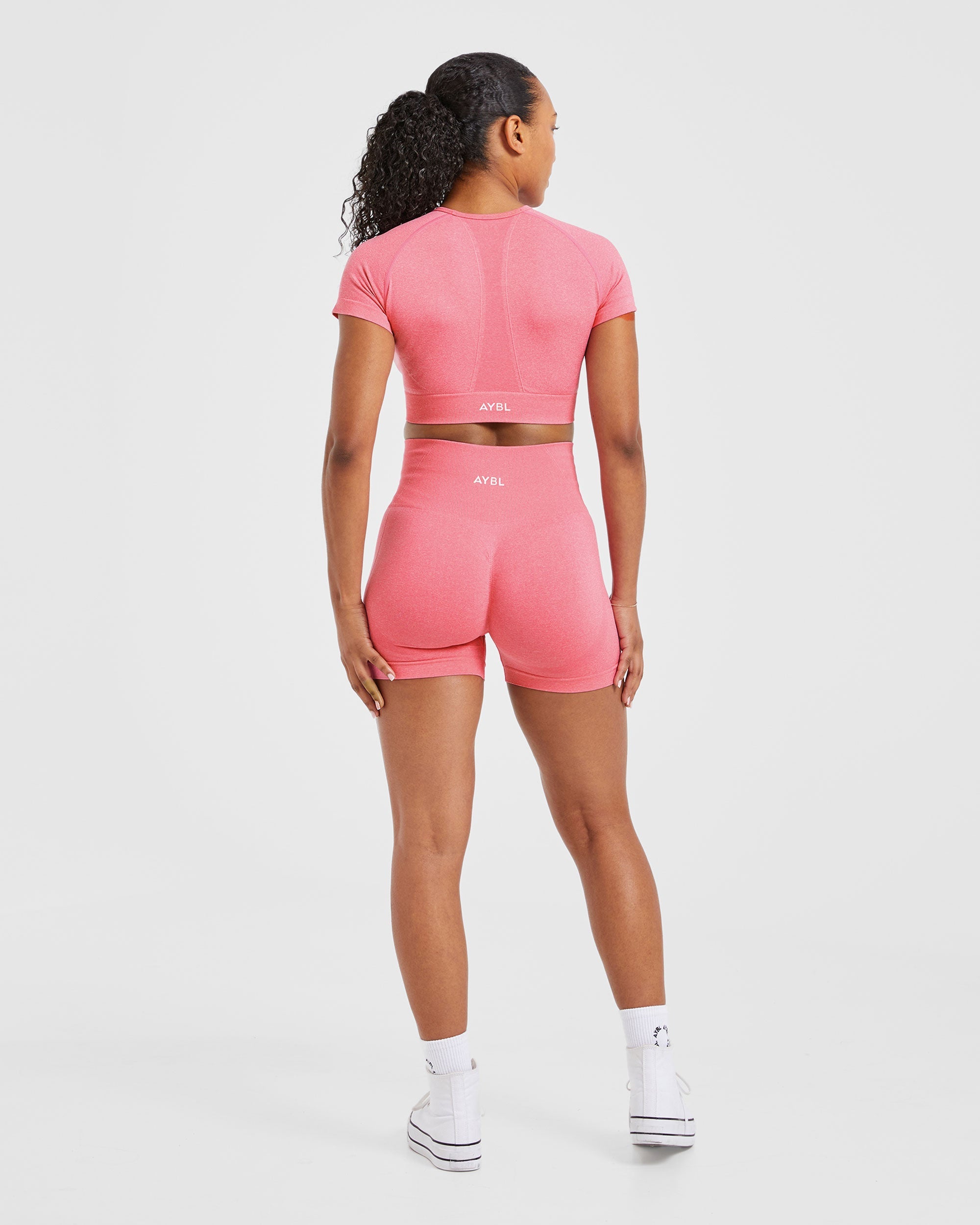 Empower Seamless Shorts - Rose Marl