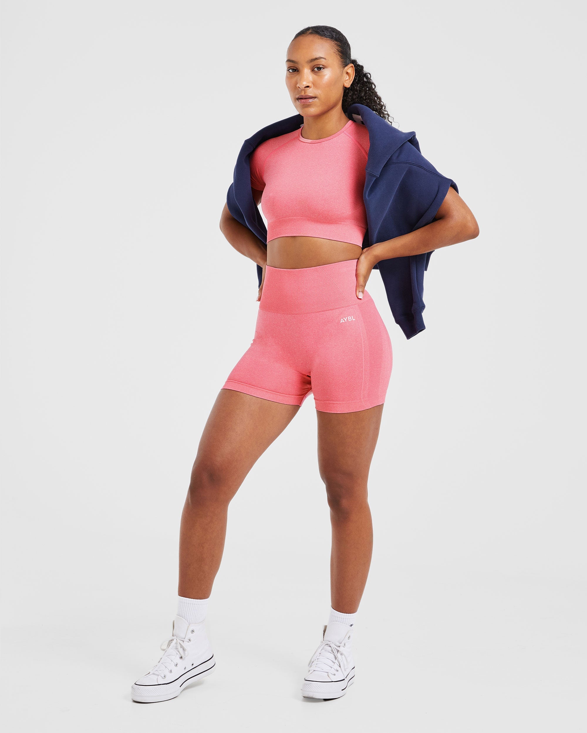 Empower Seamless Shorts - Rose Marl