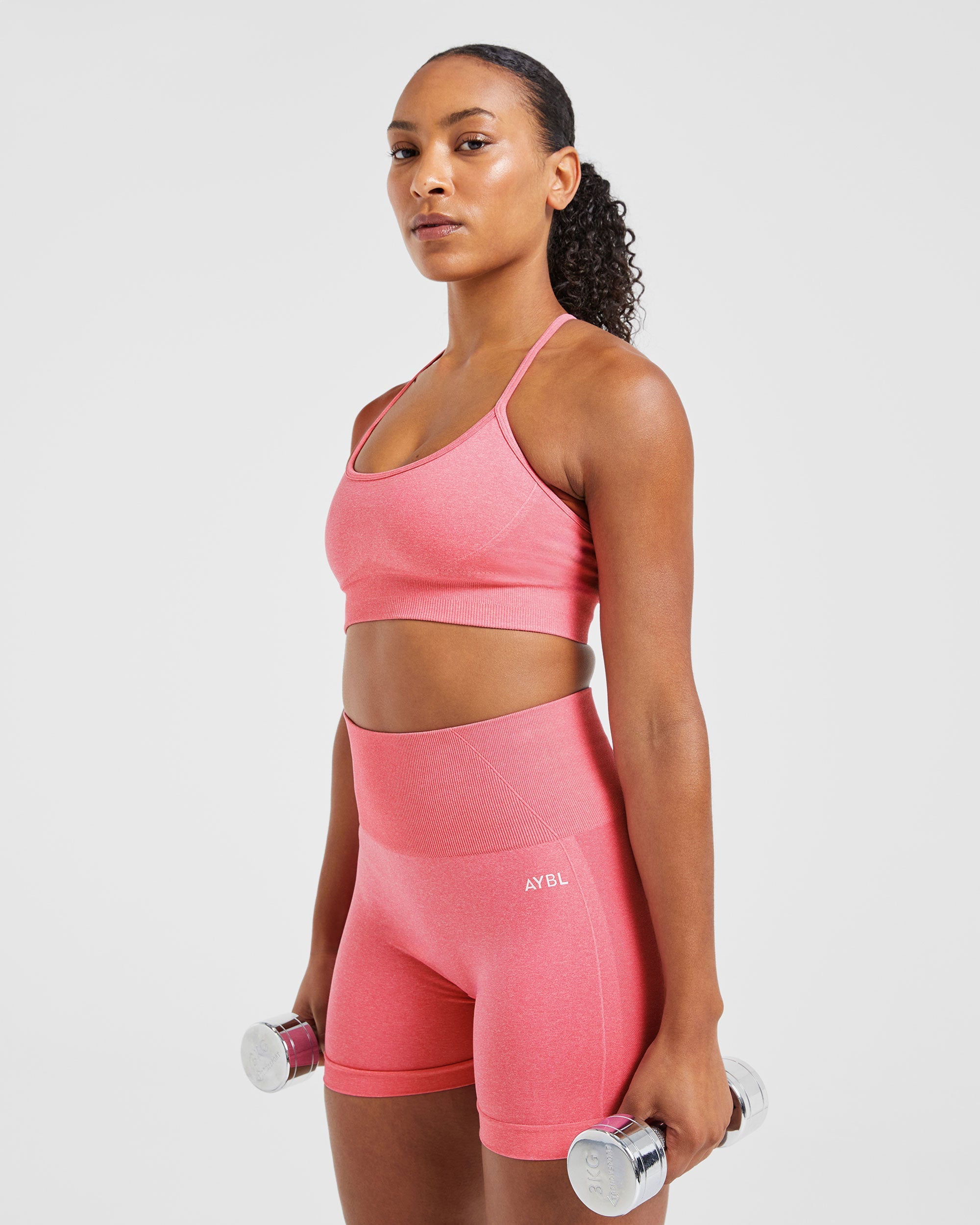 Empower Seamless Sports Bra - Rose Marl