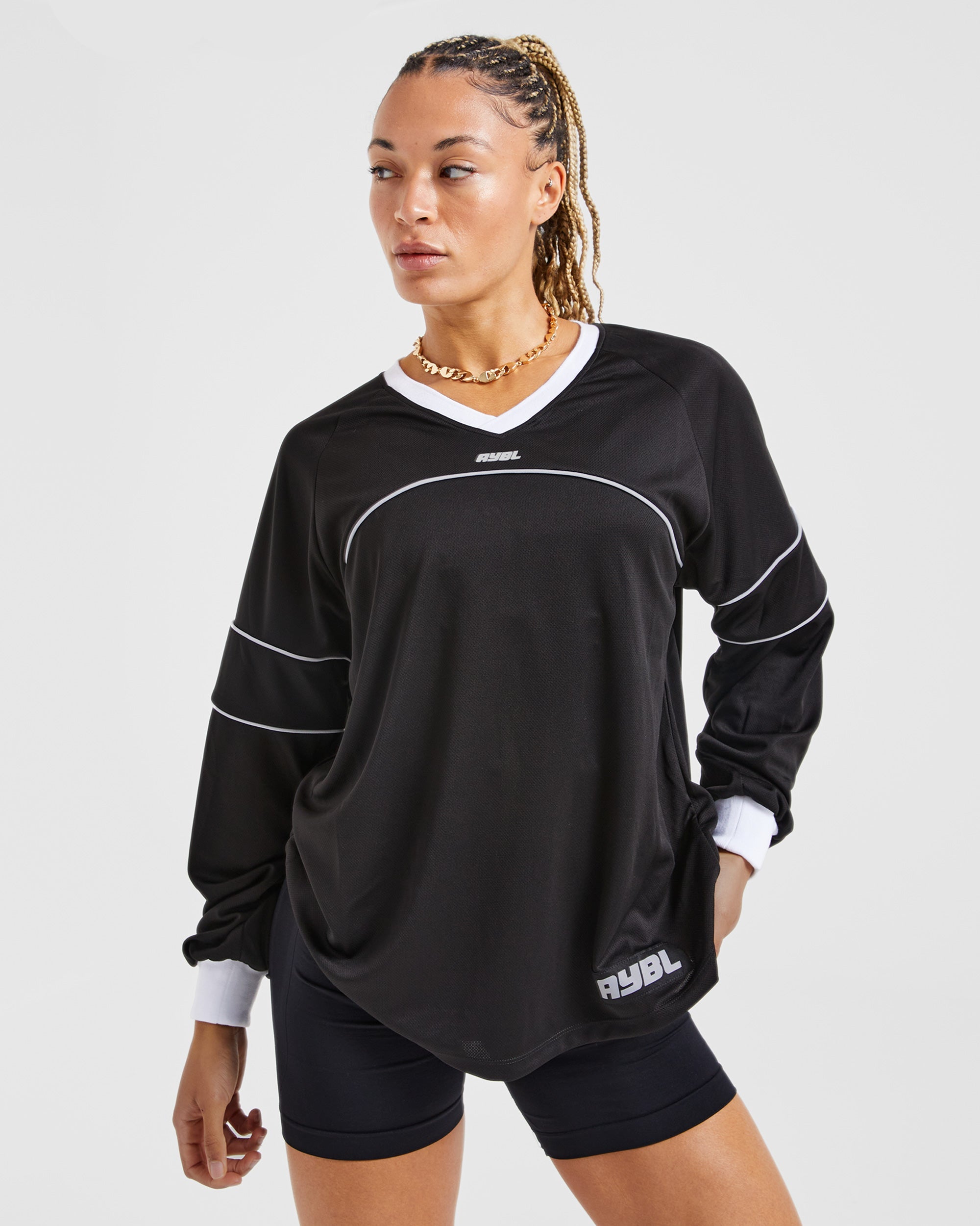 Justine Long Sleeve Jersey - Noir