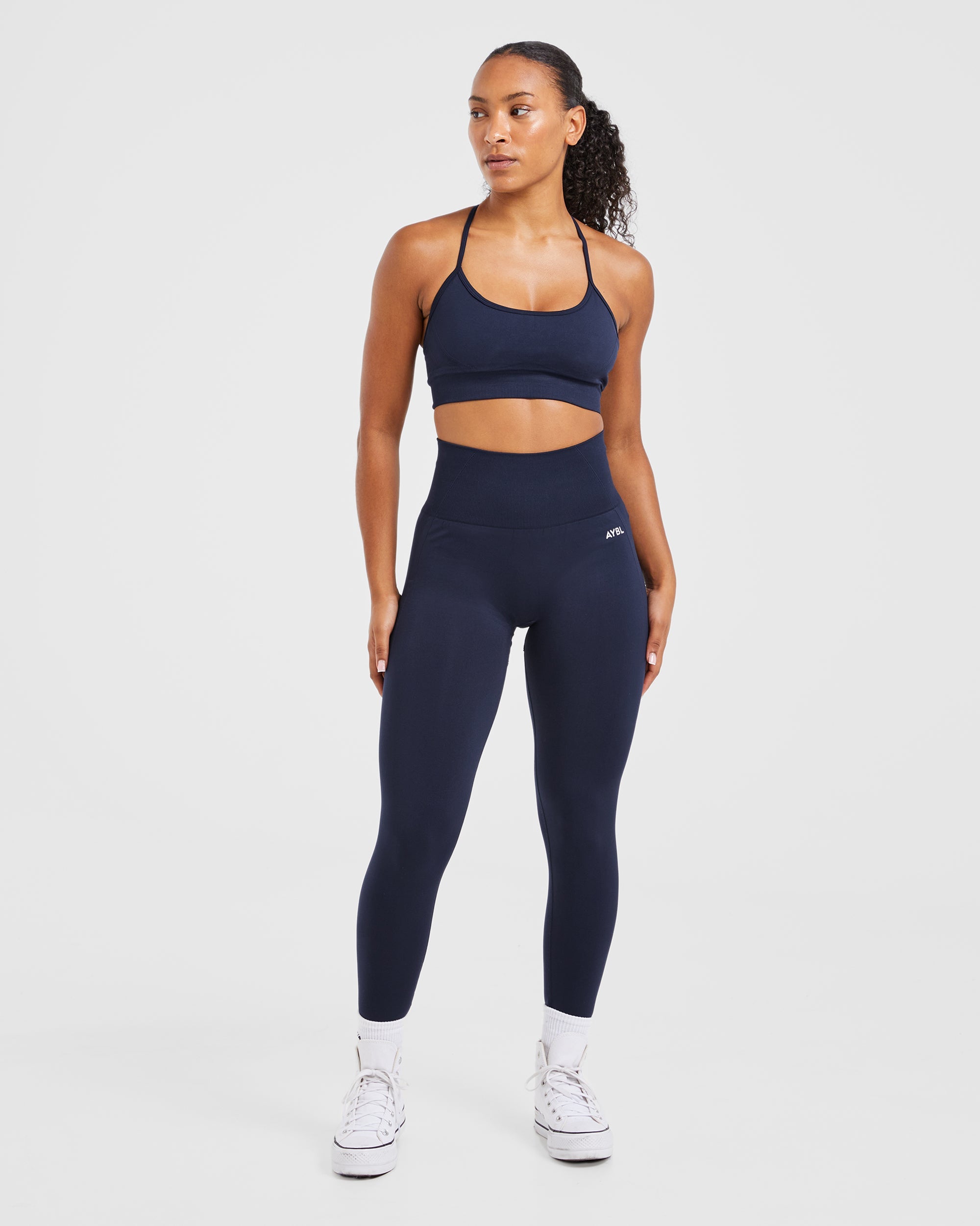 Empower Seamless Sports Bra - Navy