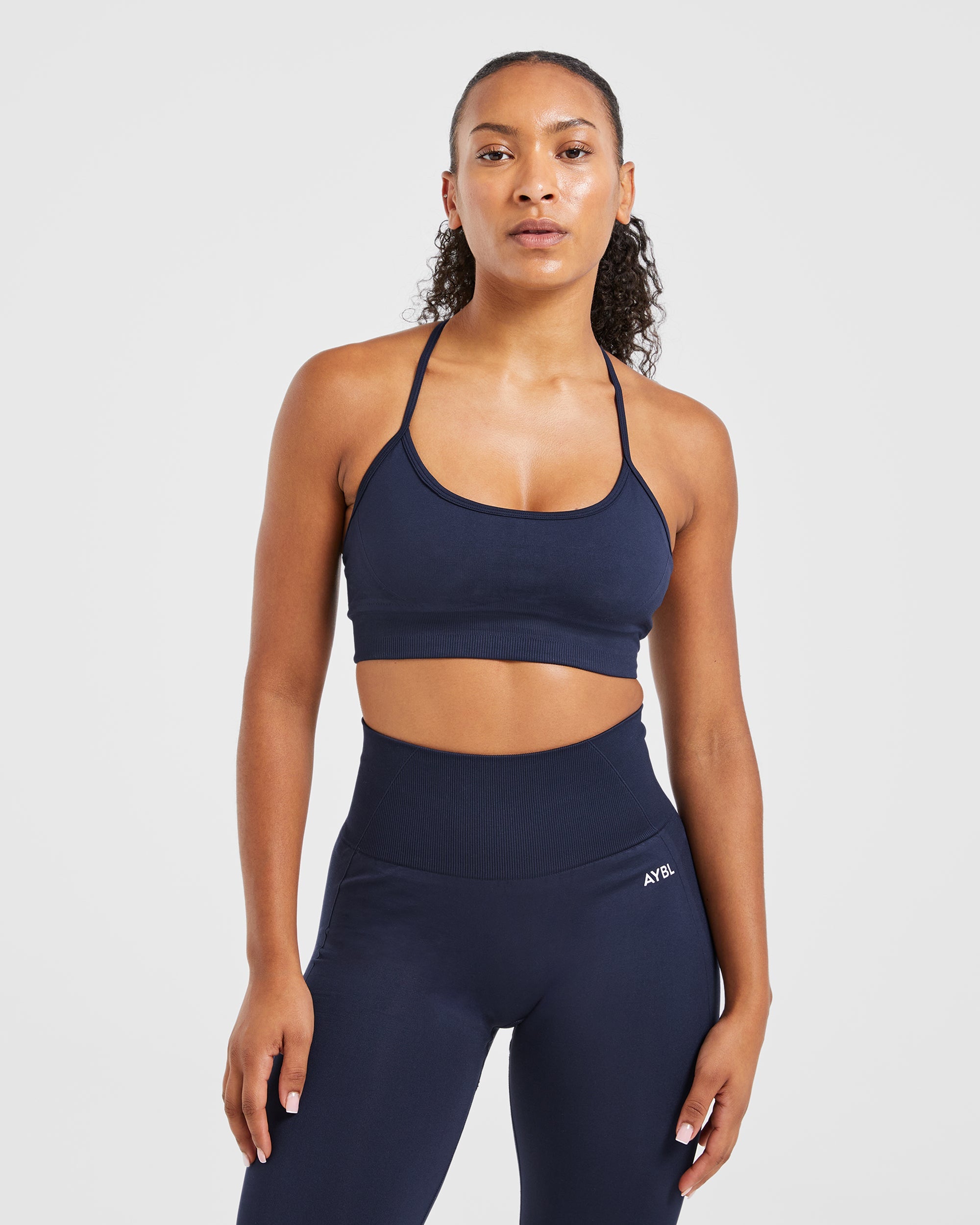 Empower Seamless Sports Bra - Navy