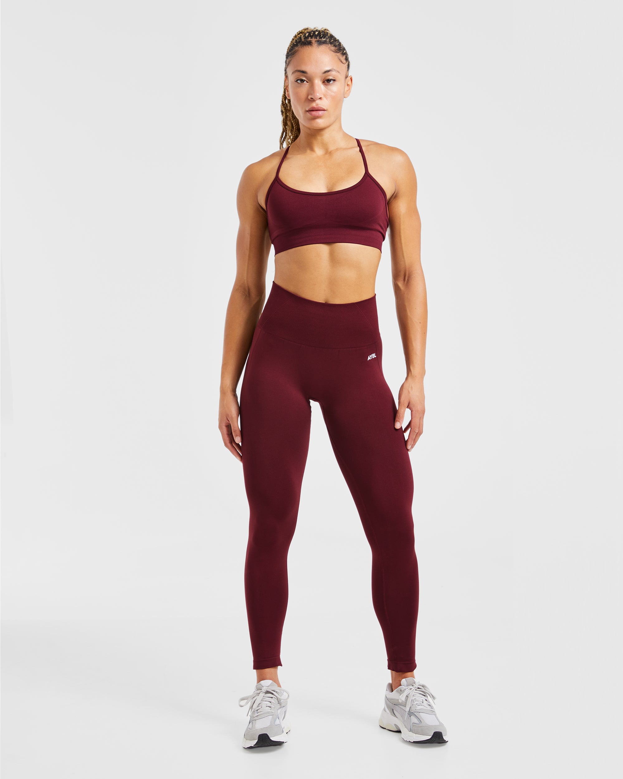 Empower Seamless Sports Bra - Rouge Wine