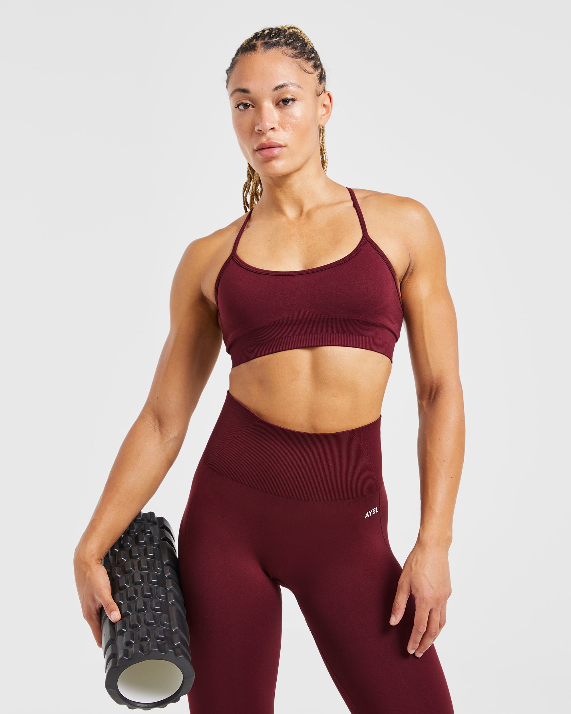 Empower Seamless Sports Bra - Rouge Wine