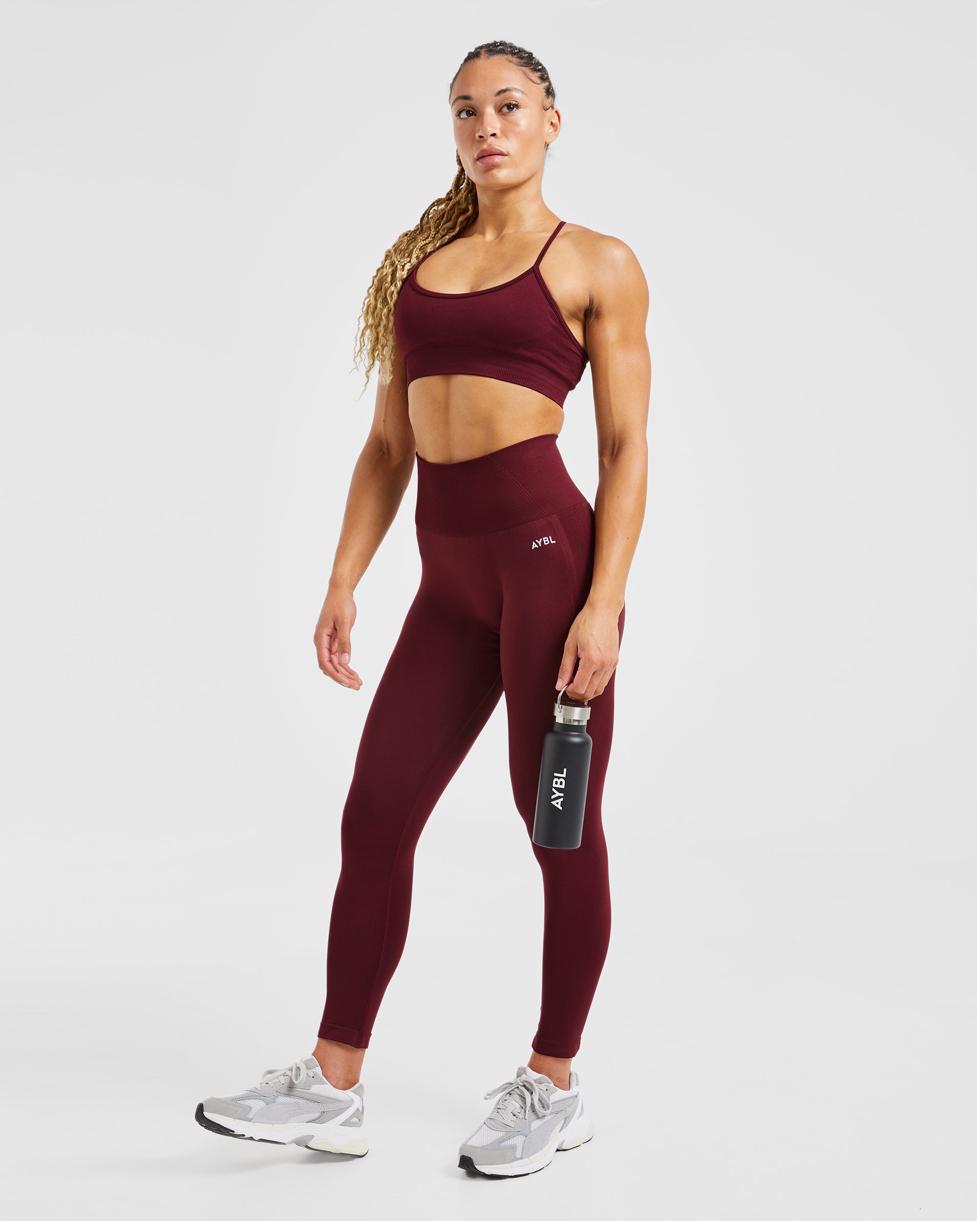 Empower Seamless Sports Bra - Rouge Wine