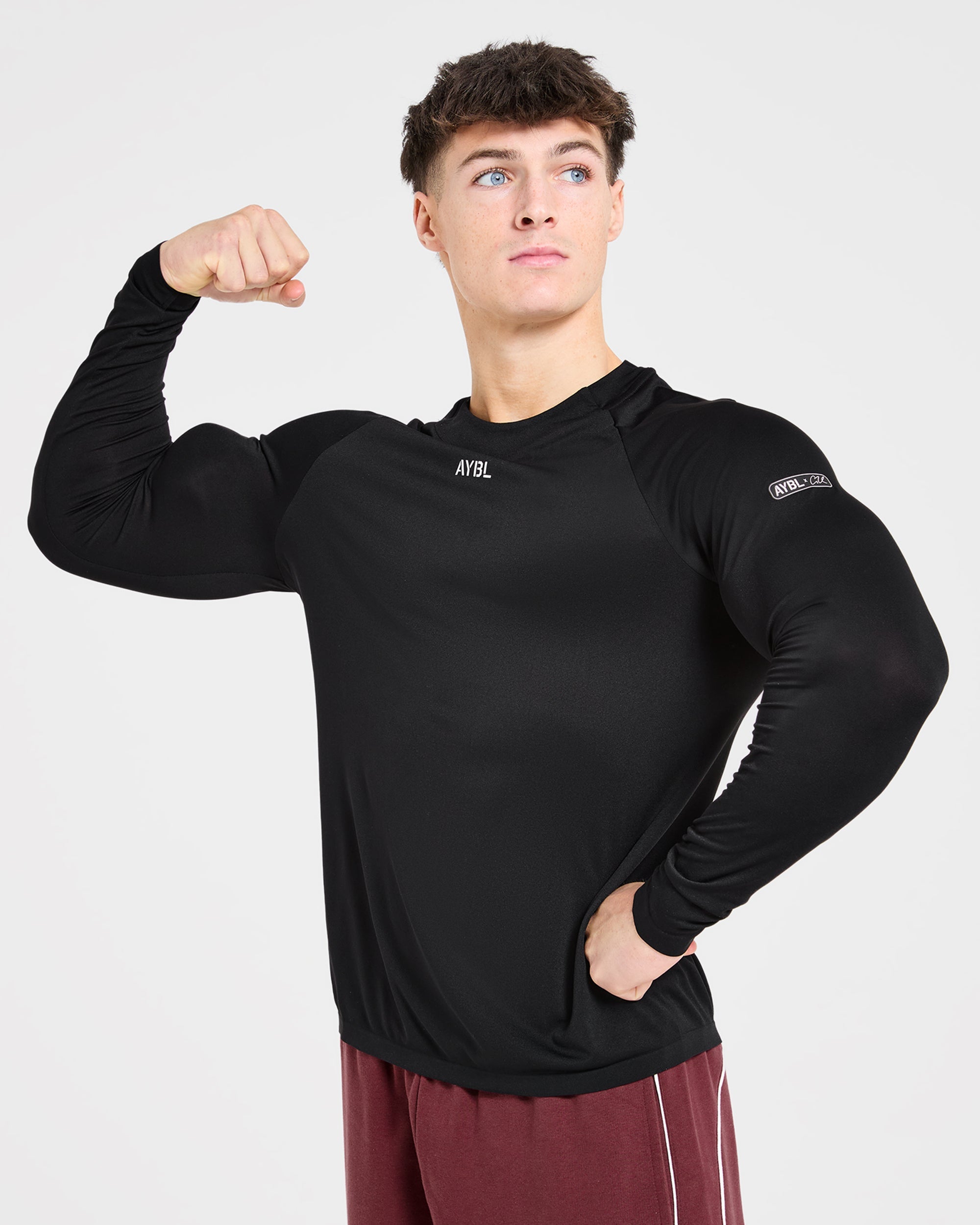 Cam Kissel x Seamless Long Sleeve - Noir