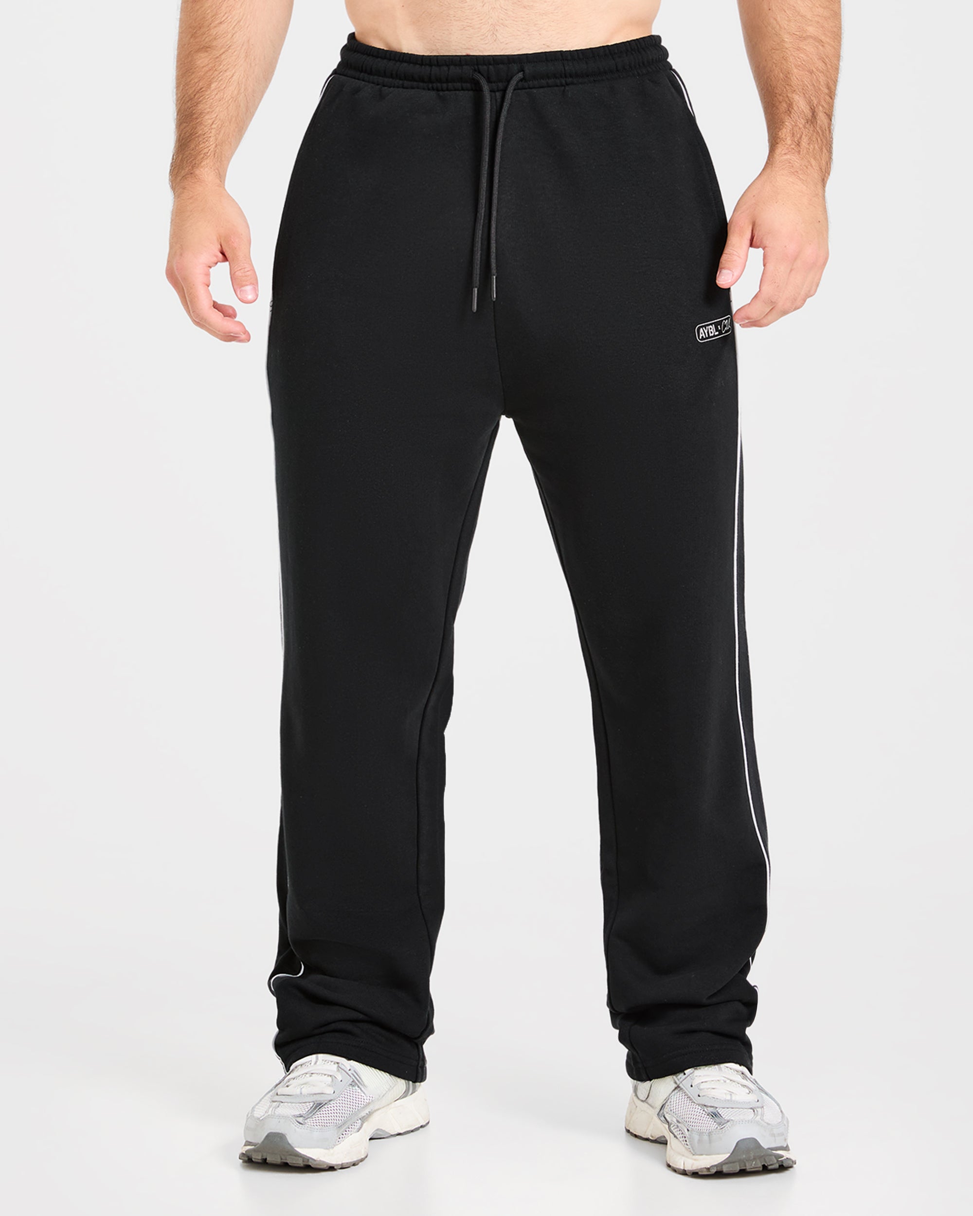 Cam Kissel x Oversized Straight Leg Joggers - Noir