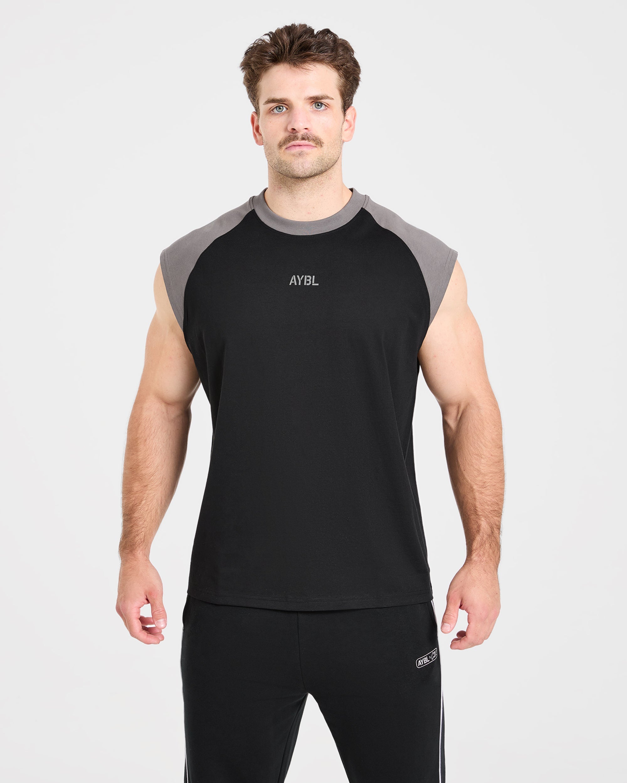 Cam Kissel x Contrast Oversized Tank - Noir/Charcoal