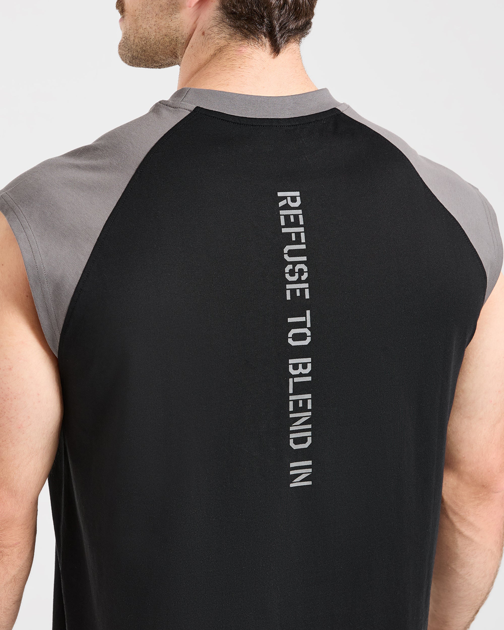 Cam Kissel x Contrast Oversized Tank - Noir/Charcoal