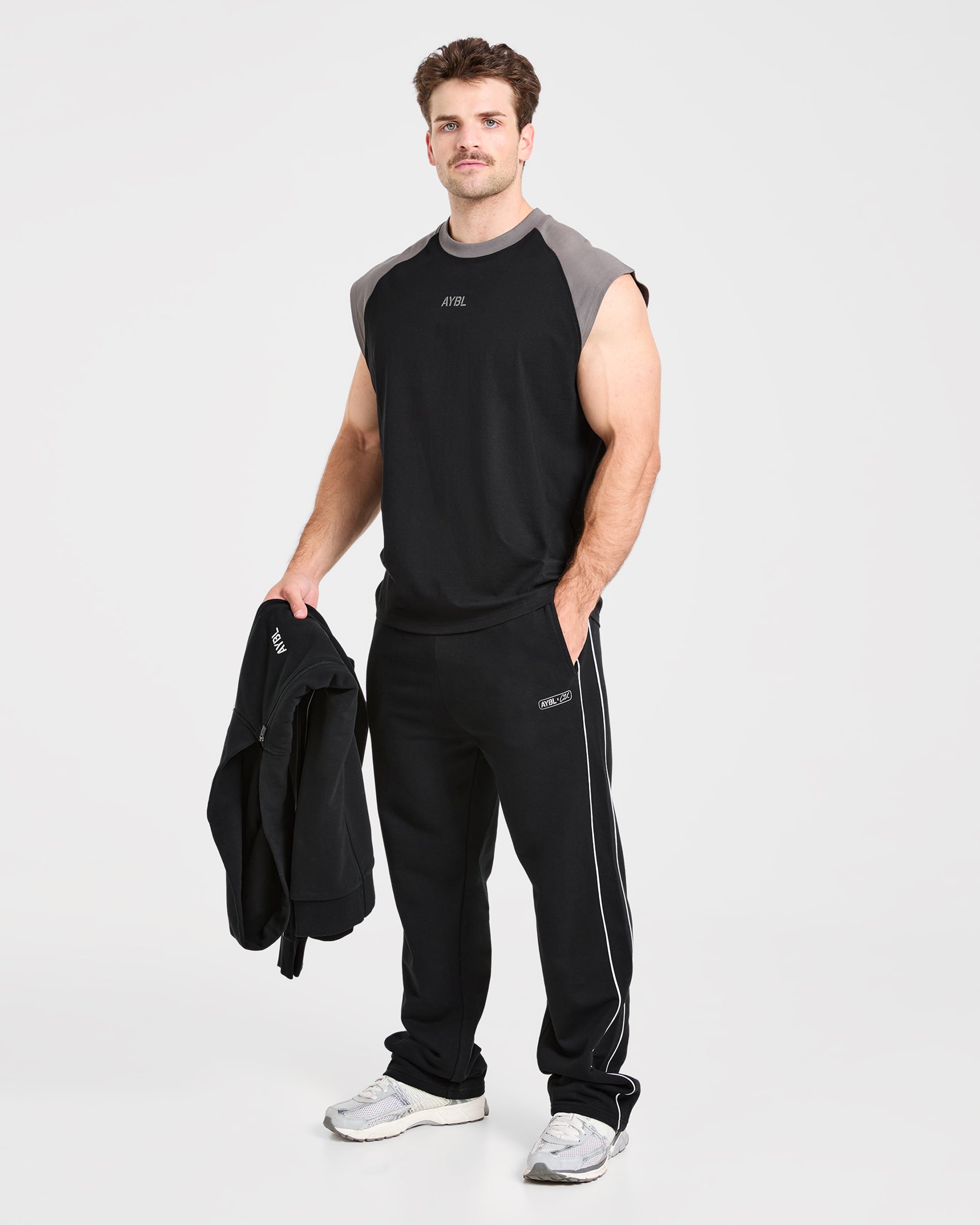 Cam Kissel x Contrast Oversized Tank - Noir/Charcoal