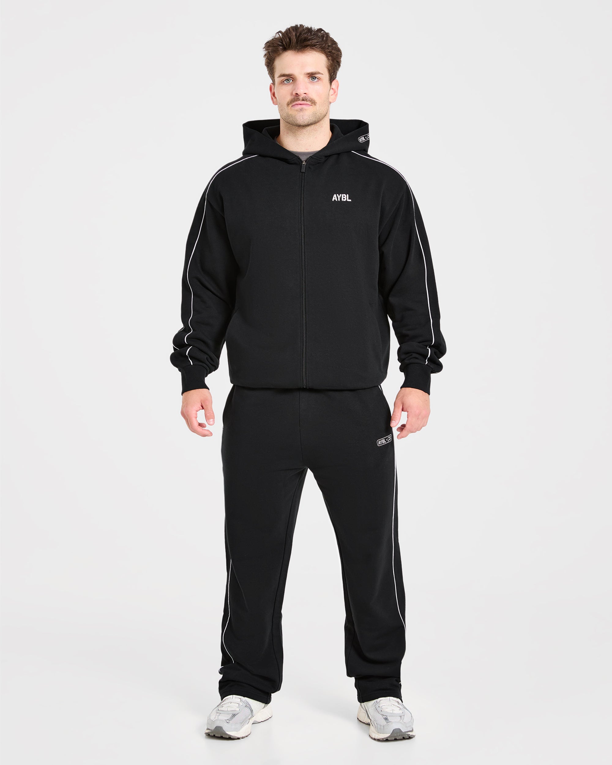 Cam Kissel x Oversized Full Zip Hoodie - Noir