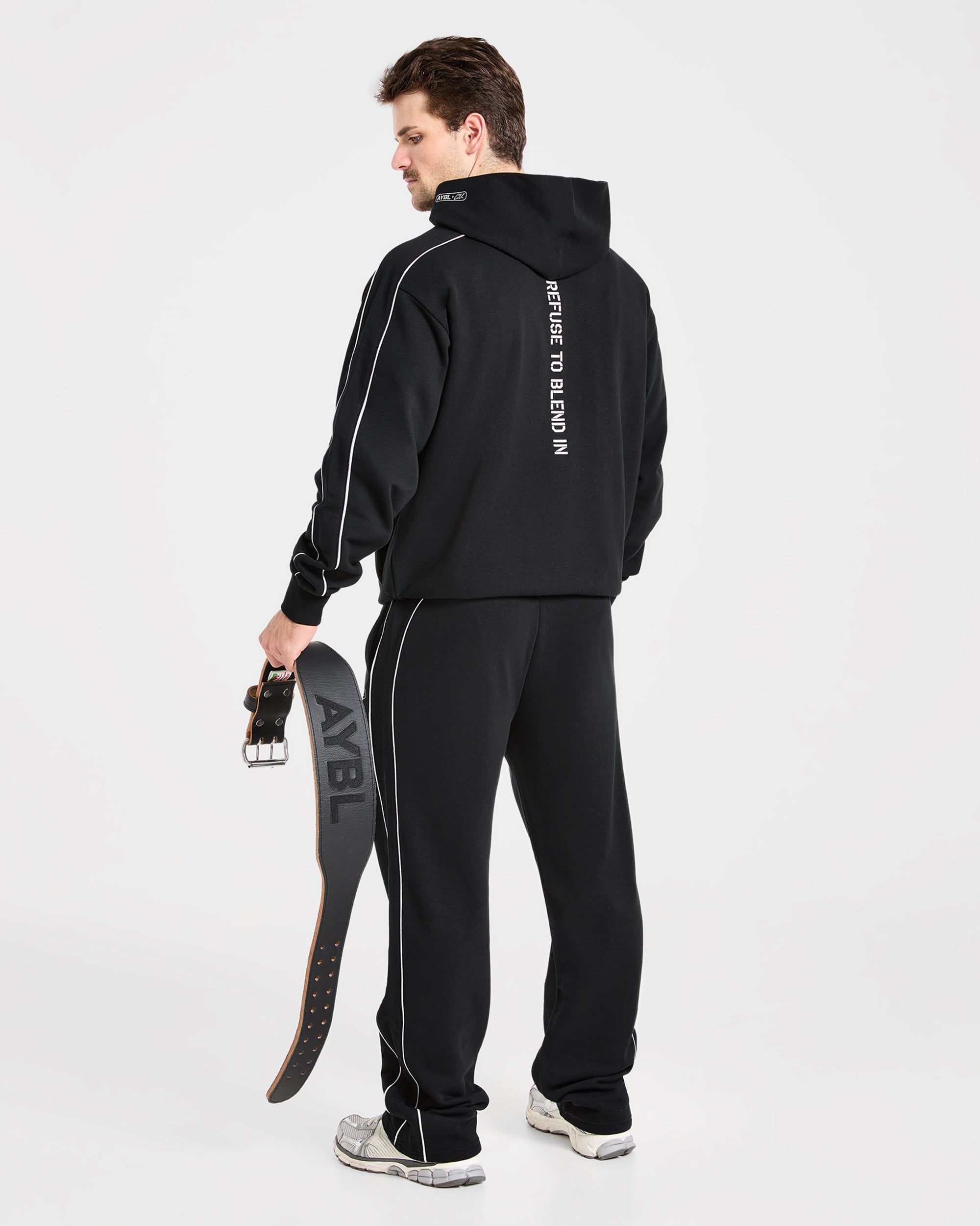Cam Kissel x Oversized Full Zip Hoodie - Noir