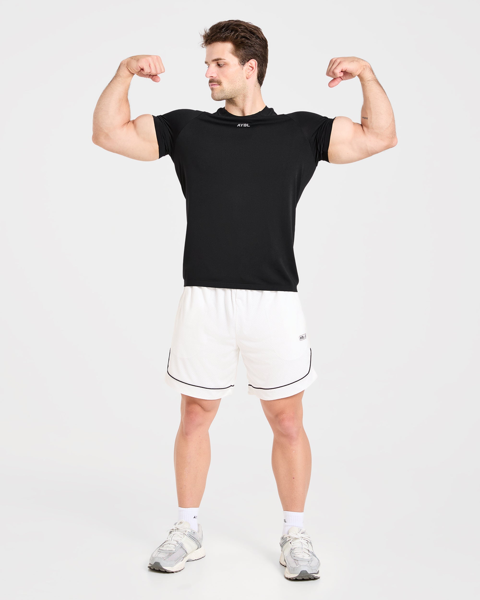 Cam Kissel x Mesh Shorts - Off Blanc