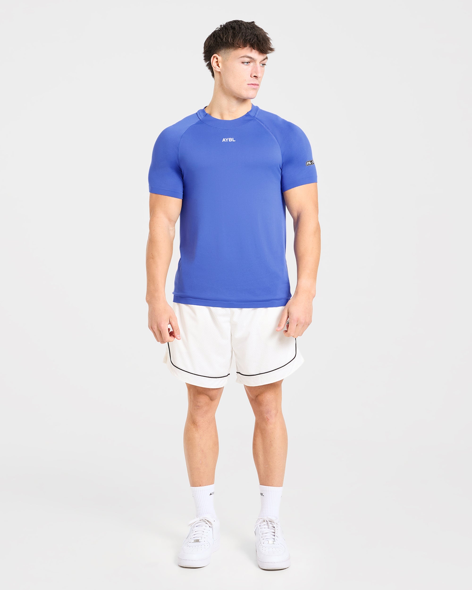 Cam Kissel x Seamless T Shirt - Cobalt Bleu
