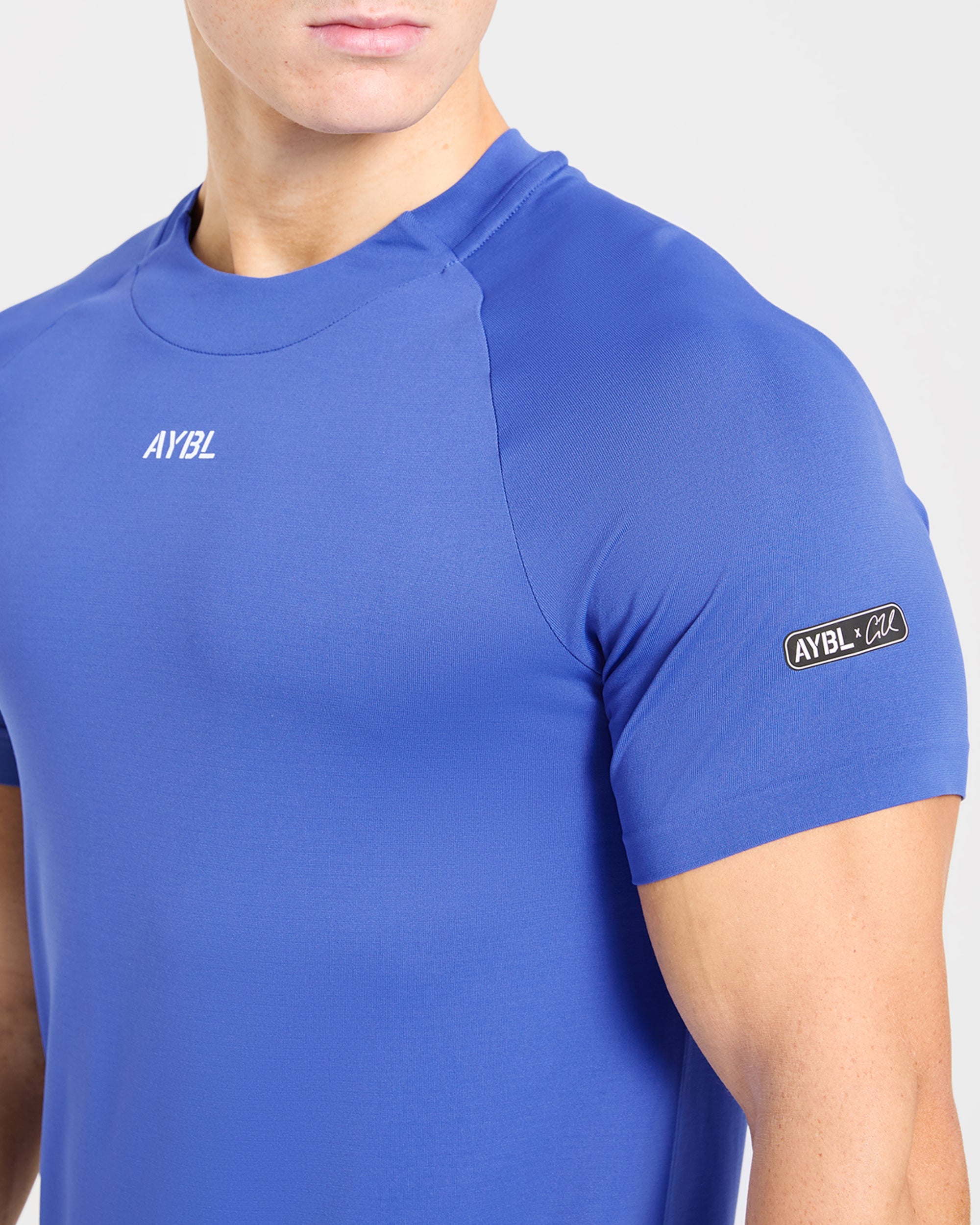 Cam Kissel x Seamless T Shirt - Cobalt Bleu