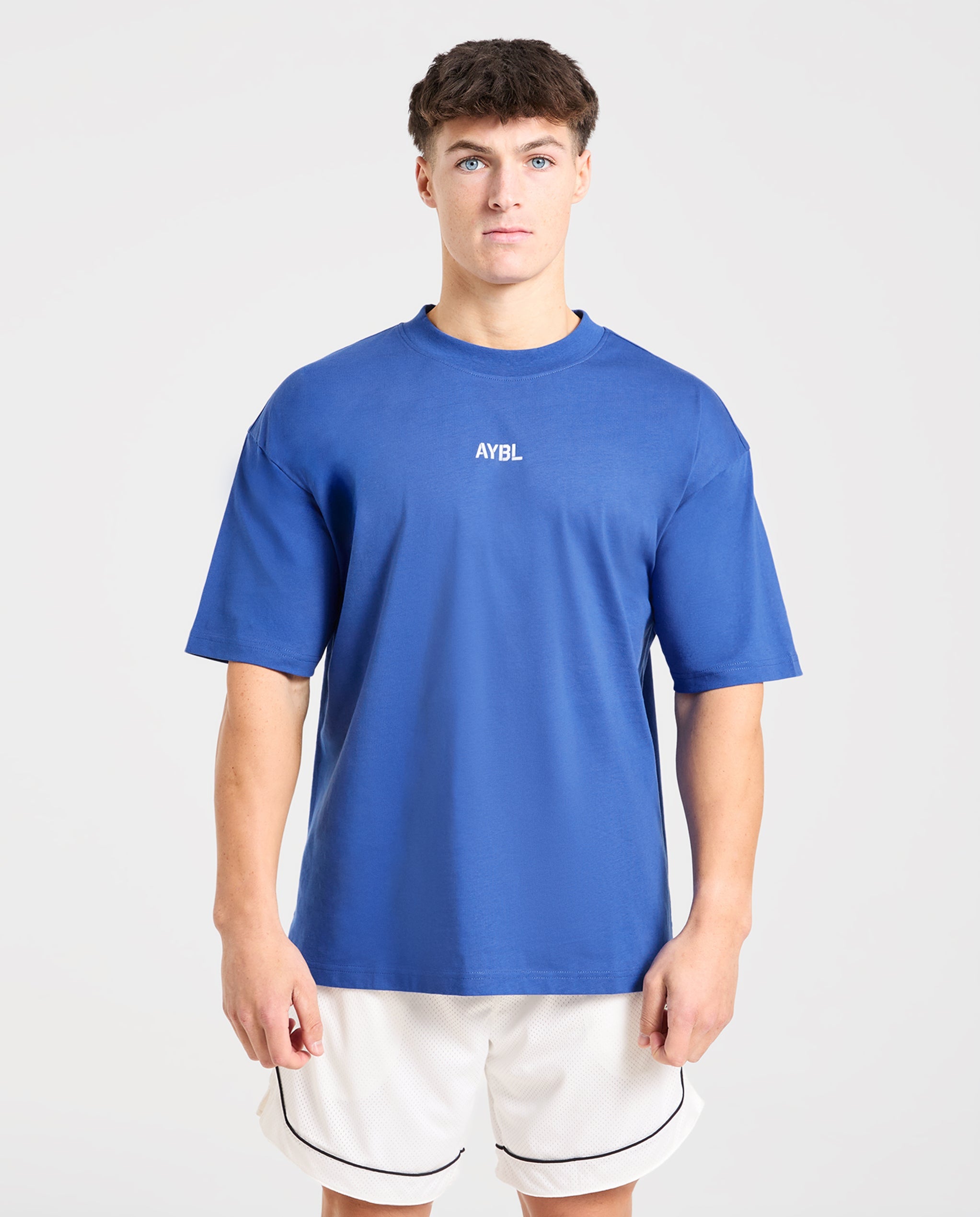 Cam Kissel x Graphic Oversized T Shirt - Cobalt Bleu