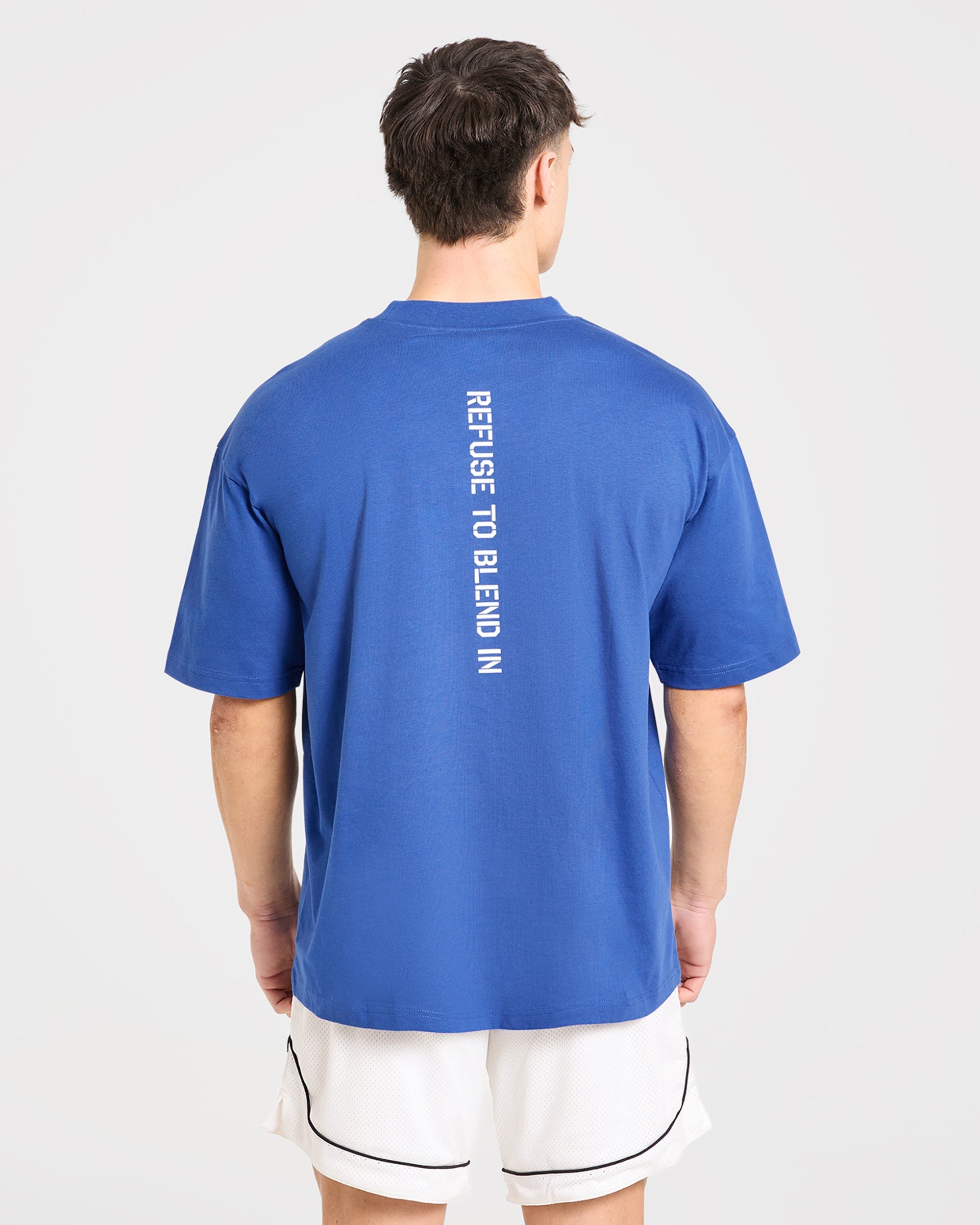 Cam Kissel x Graphic Oversized T Shirt - Cobalt Bleu