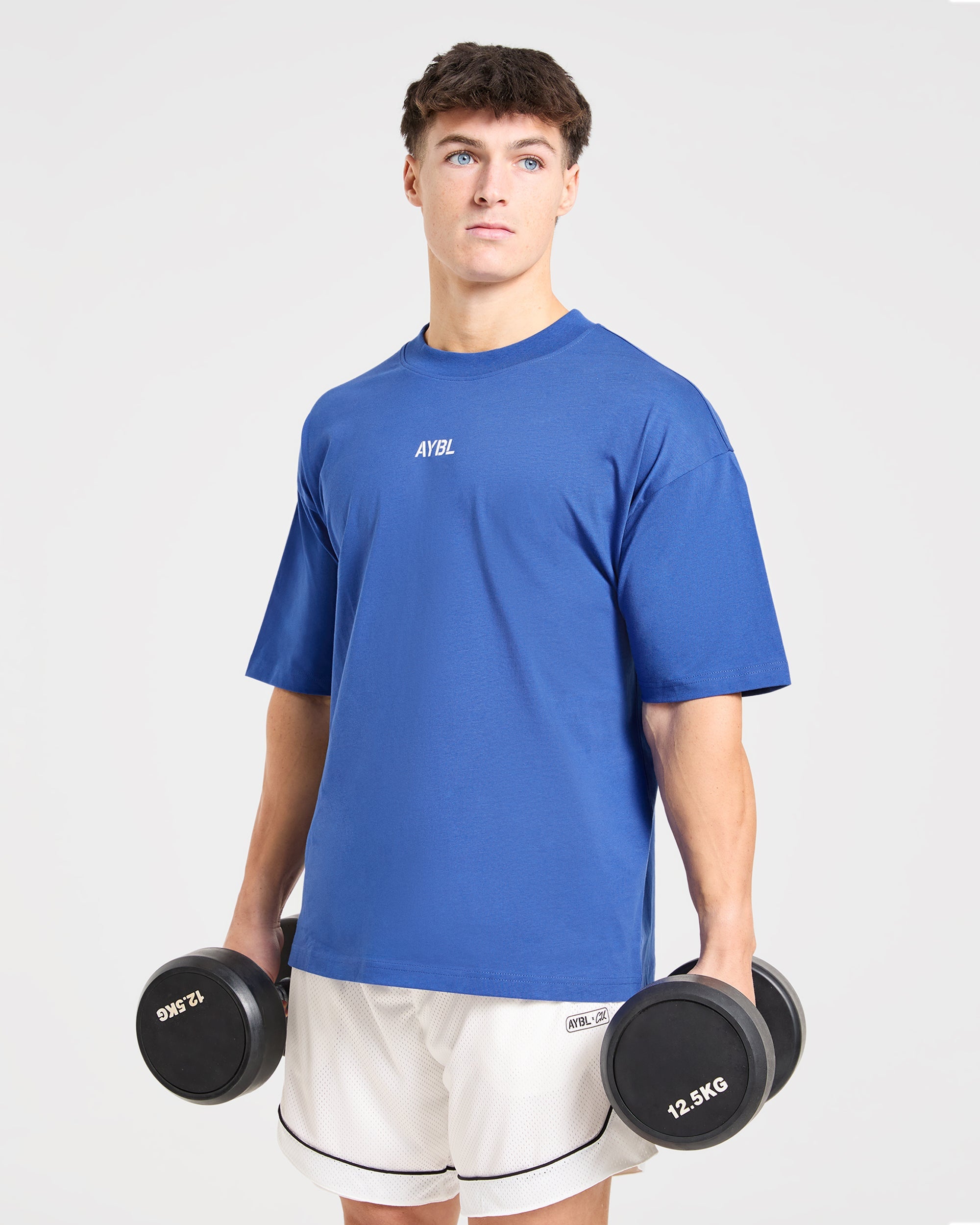 Cam Kissel x Graphic Oversized T Shirt - Cobalt Bleu
