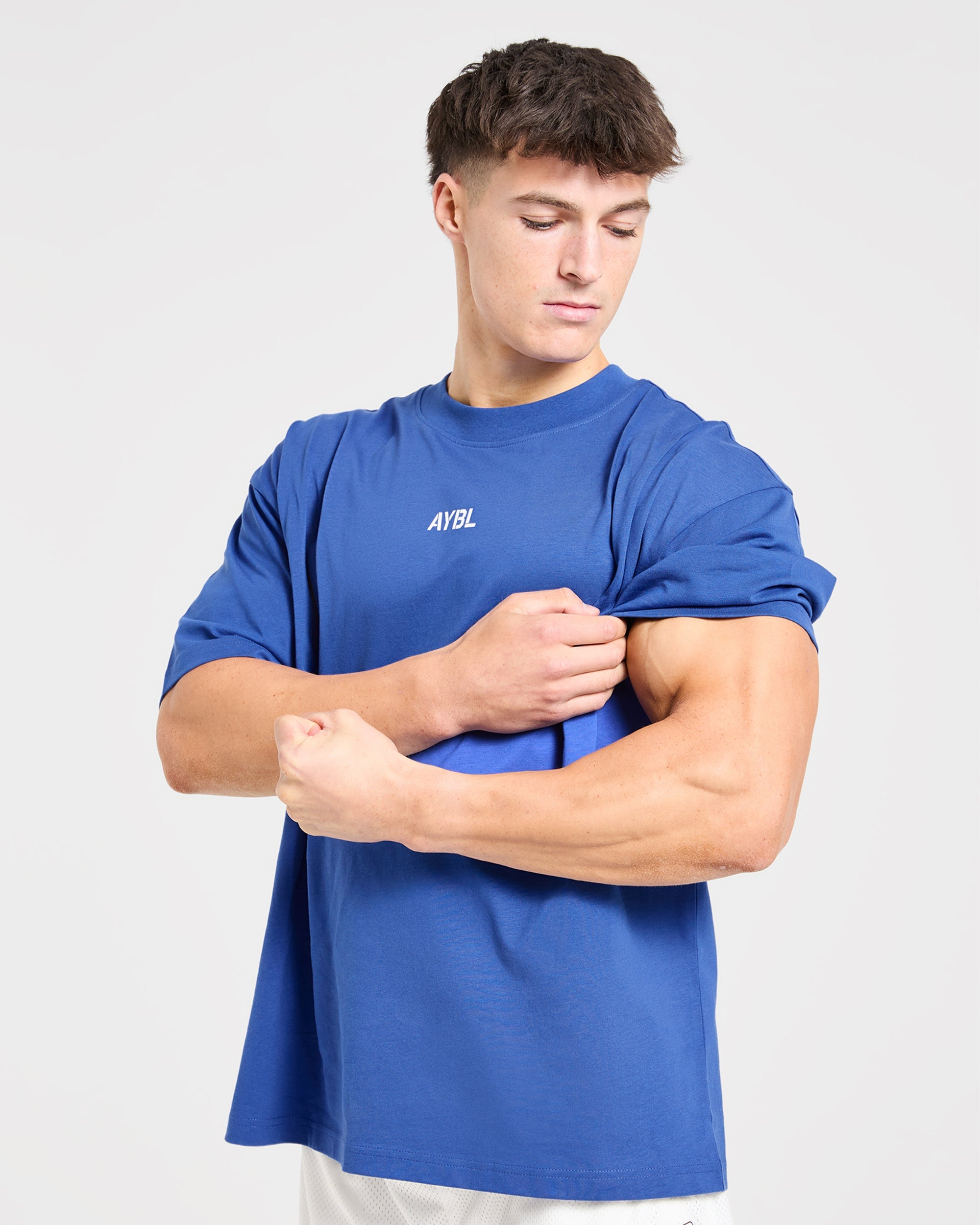 Cam Kissel x Graphic Oversized T Shirt - Cobalt Bleu