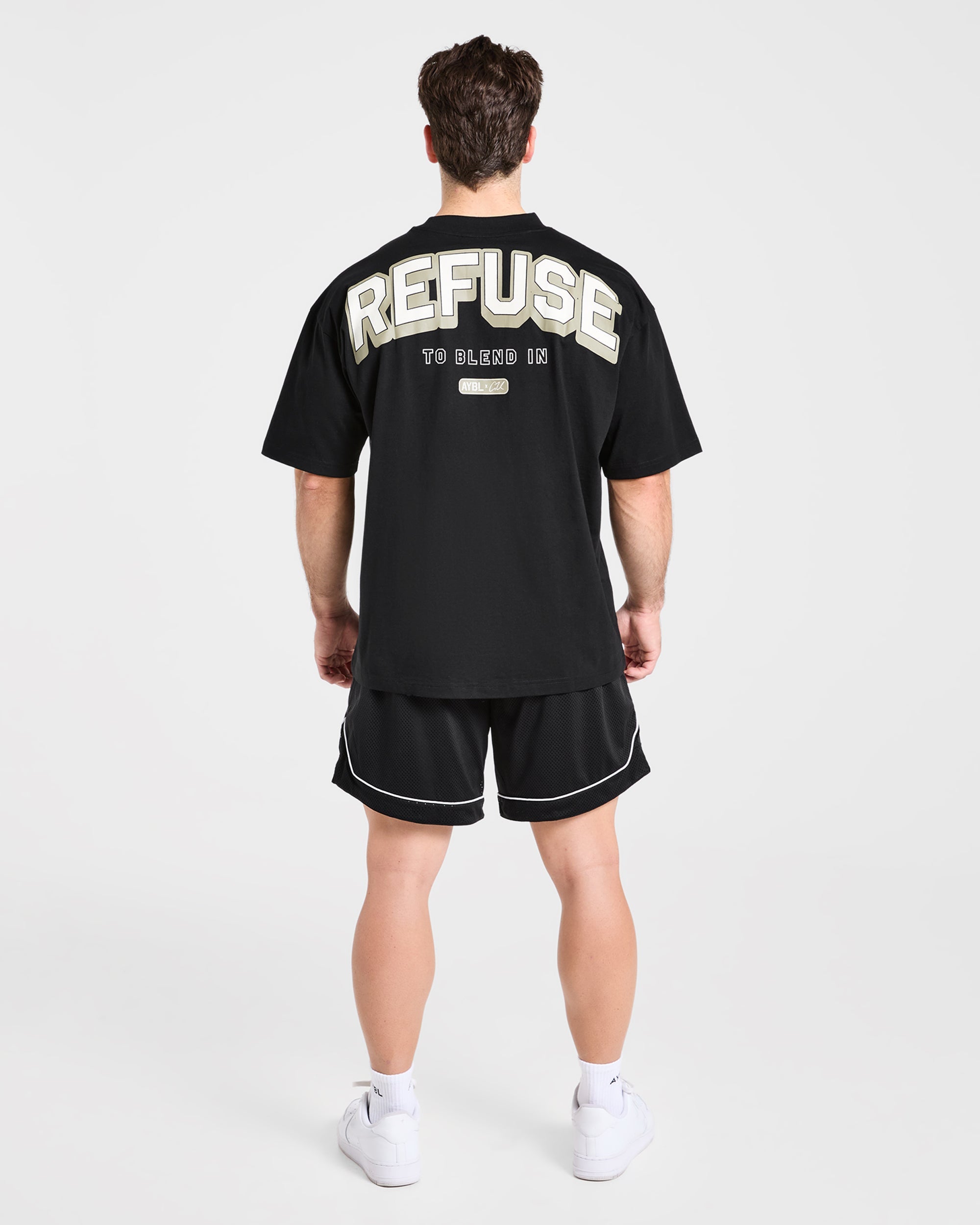 Cam Kissel x Refuse to Blend in Oversized T Shirt - Noir